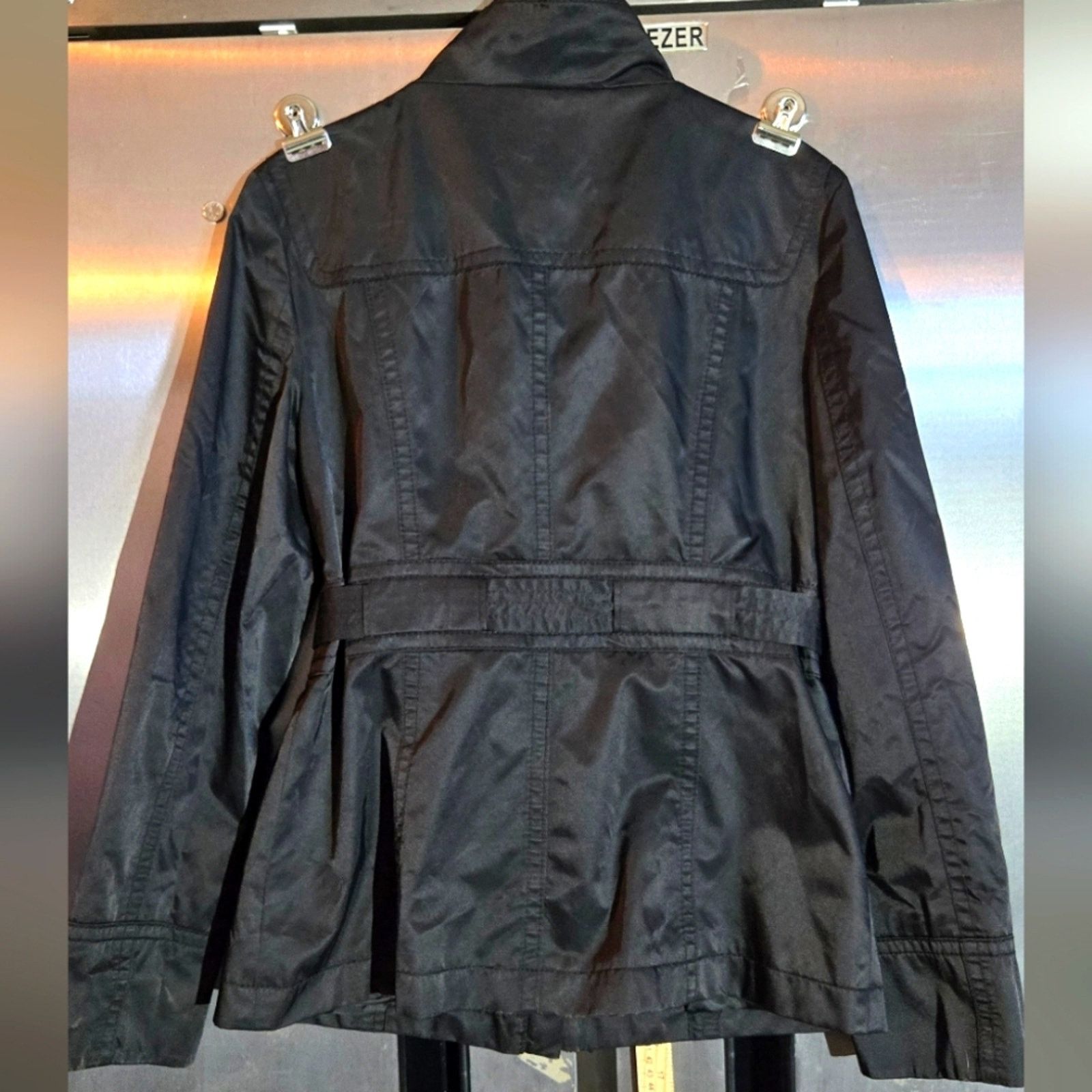 Ann Taylor Ann Taylor black trench jacket, size S Size S / US 4 / IT 40 - 2 Thumbnail