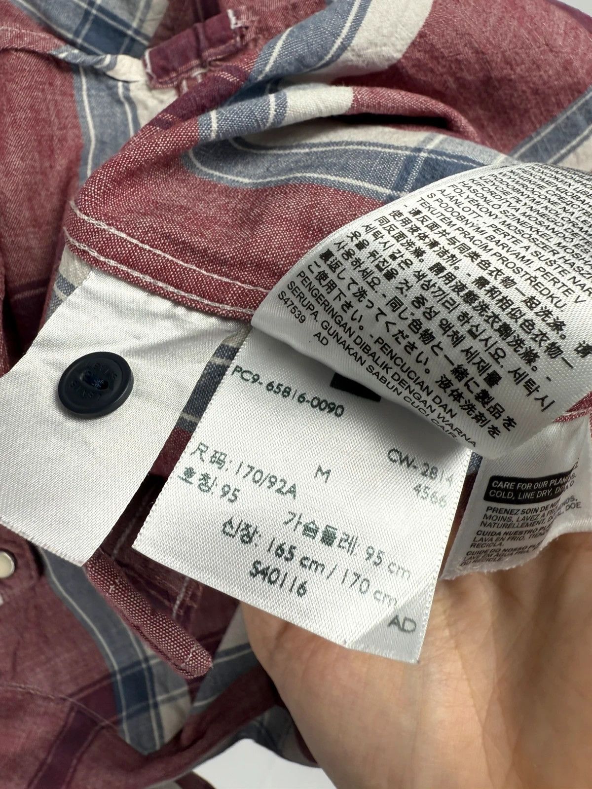 Levi's Levis Plaid Shirt Native Collared Men size M Size US M / EU 48-50 / 2 - 11 Thumbnail