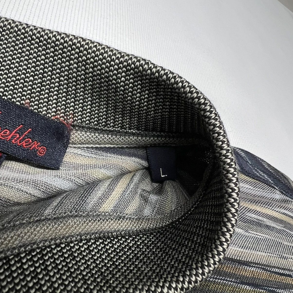 Other Klauss Boehler Polo Shirt Striped Knit Y2K Made In Italy Size US L / EU 52-54 / 3 - 6 Thumbnail