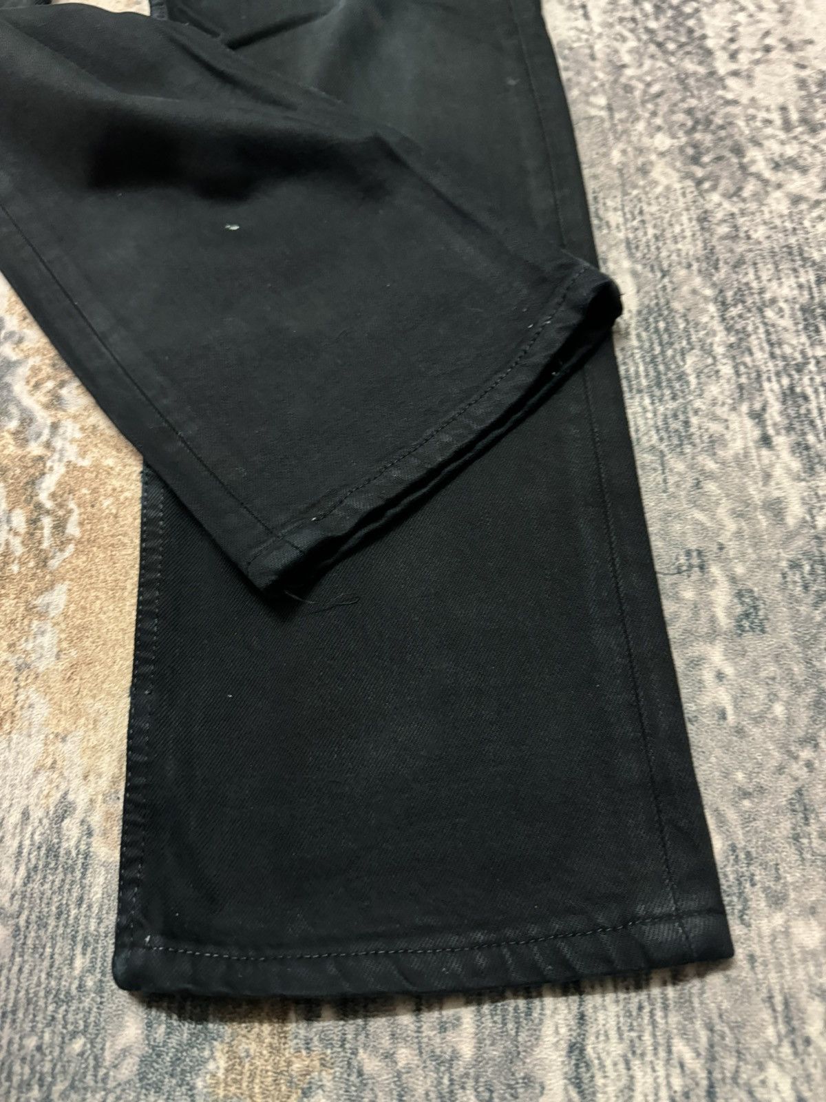 Levi's × Levi's Vintage Clothing × Vintage Vintage Levi’s 501 Distressed Black Denim Jeans Size US 30 / EU 46 - 3 Thumbnail