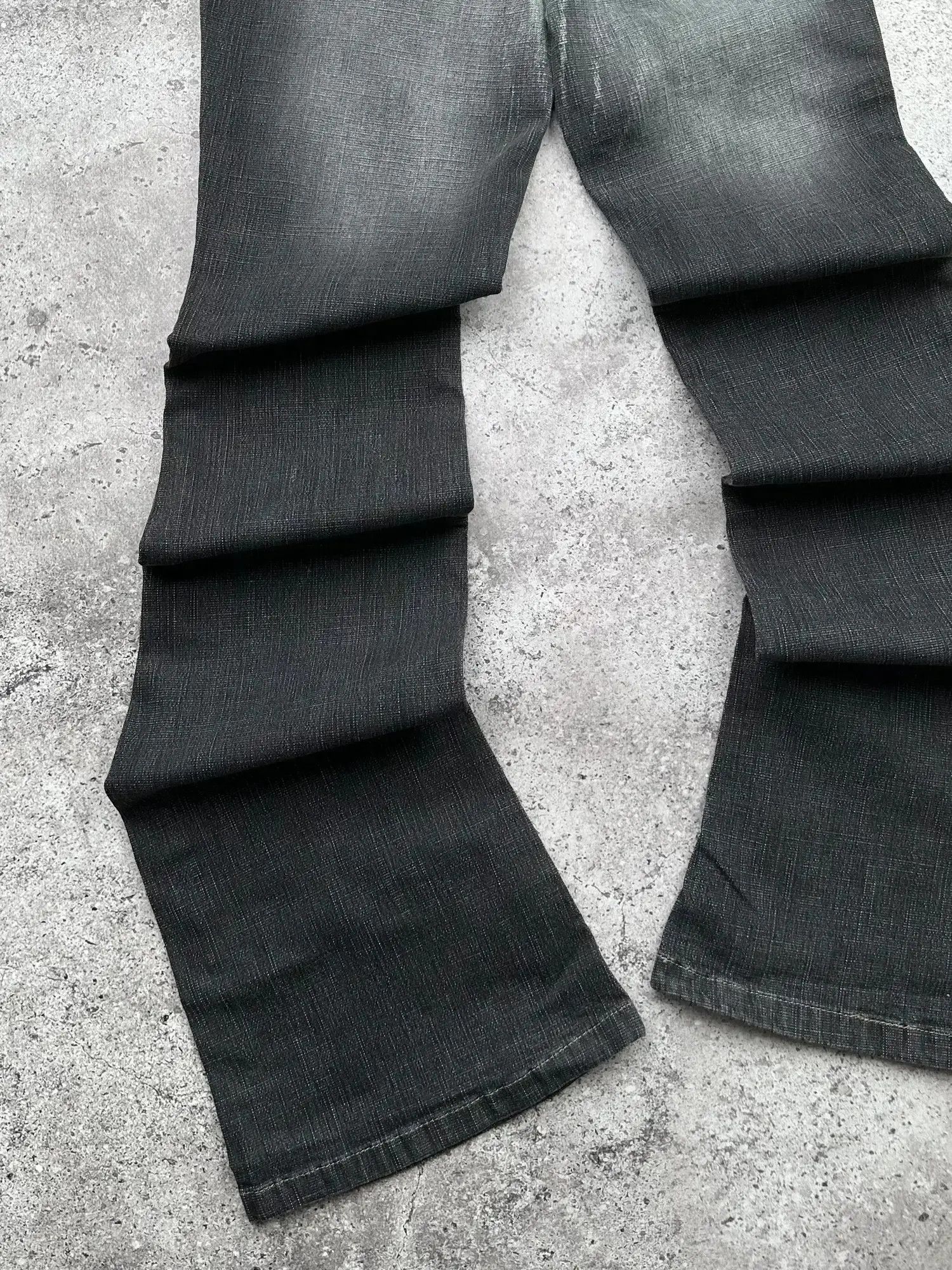 Japanese Brand Vintage Faded Flare Jeans C169(V180) Size 25" / US 0 / IT 36 - 7 Thumbnail