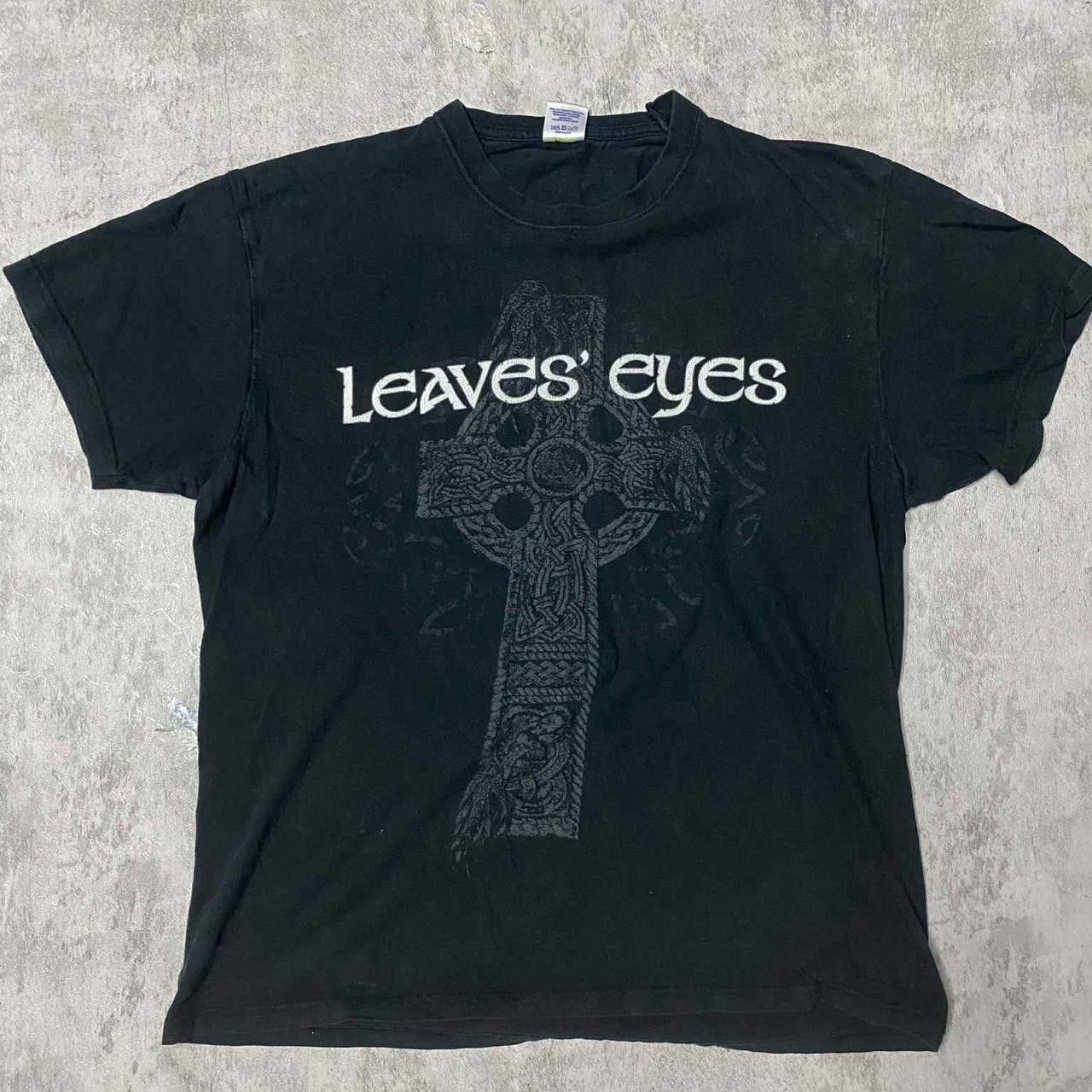Other Black vintage 90s Leaves' Eyes band tee #goth #metal Size US L / EU 52-54 / 3 - 1 Thumbnail