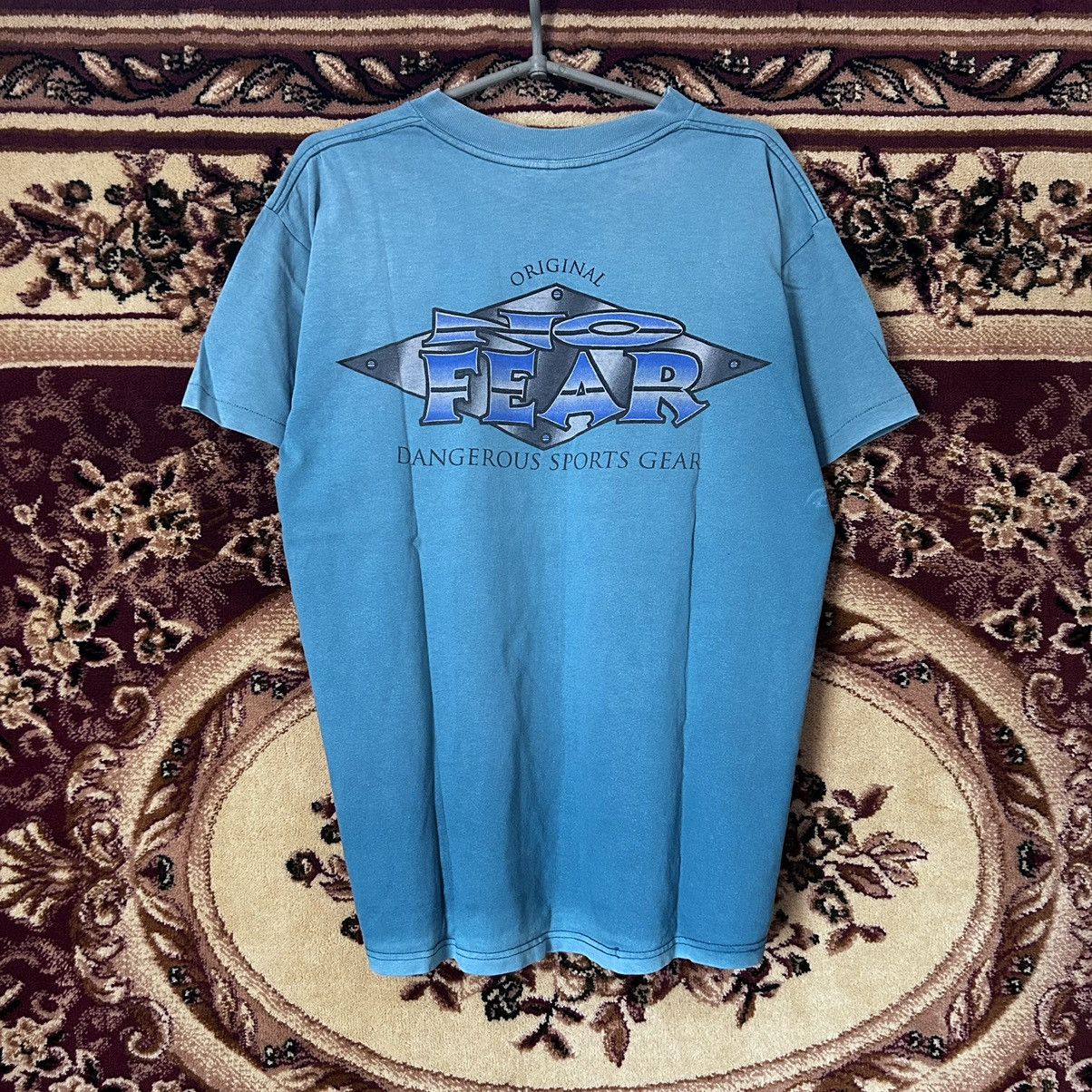 No Fear × Vintage Vintage No Fear Made In Usa Single Stitch Rare Tee Shirt Size US L / EU 52-54 / 3 - 1 Thumbnail