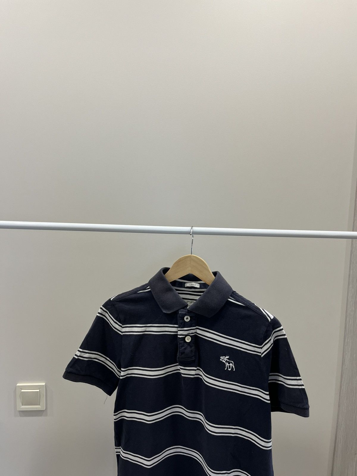 Abercrombie & Fitch Abercrombie & Fitch Y2K Polo Shirt Striped Size US XL / EU 56 / 4 - 1 Thumbnail