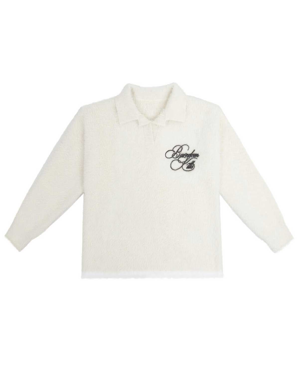 Other Boredom Kills Signature Mohair Polo Tee Cream Size US XXL / EU 58 / 5 - 1 Thumbnail
