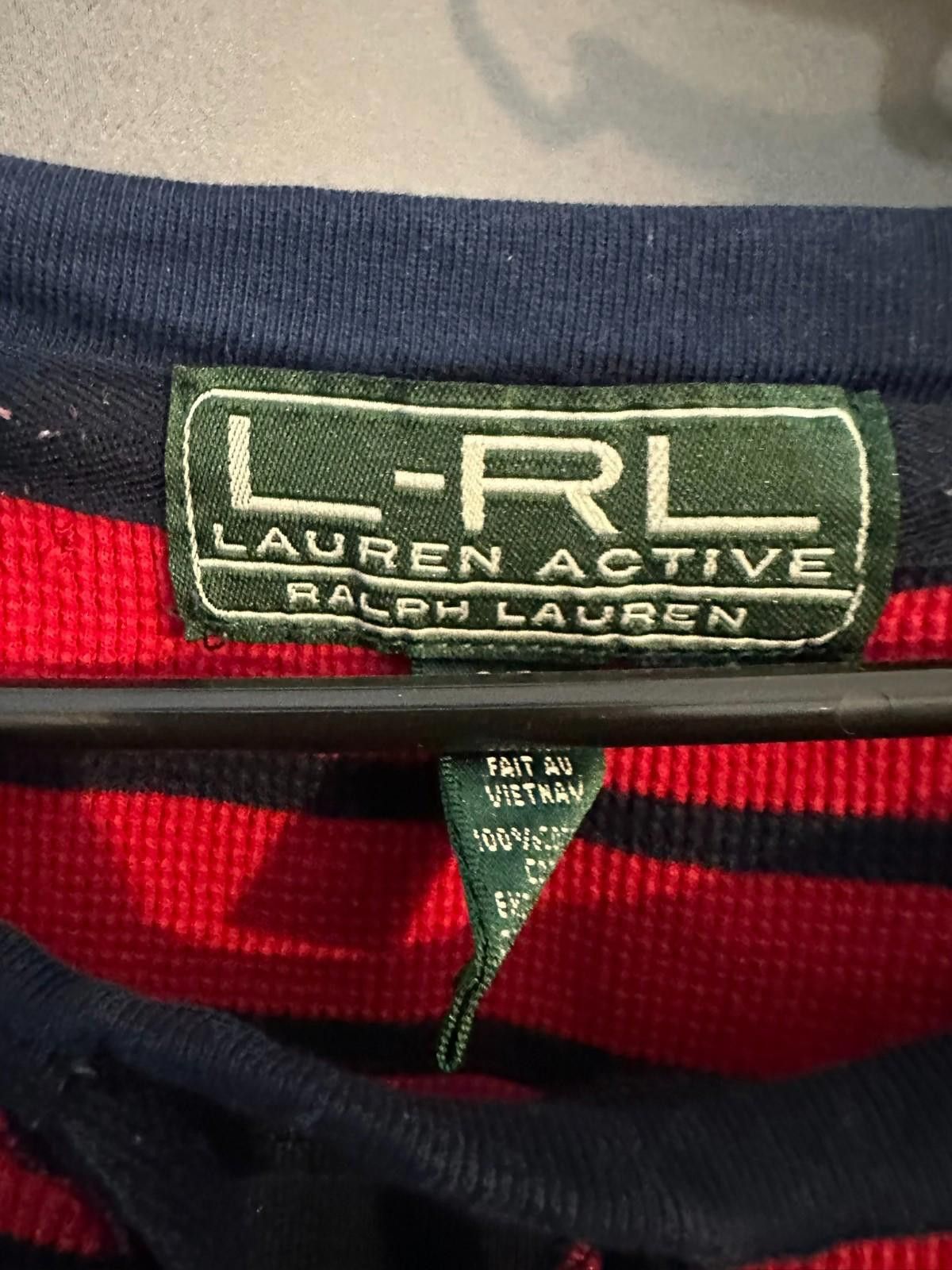 Designer Ralph Lauren Activewear S/P Red Navy Stripe-long sleeve Size S / US 4 / IT 40 - 6 Thumbnail