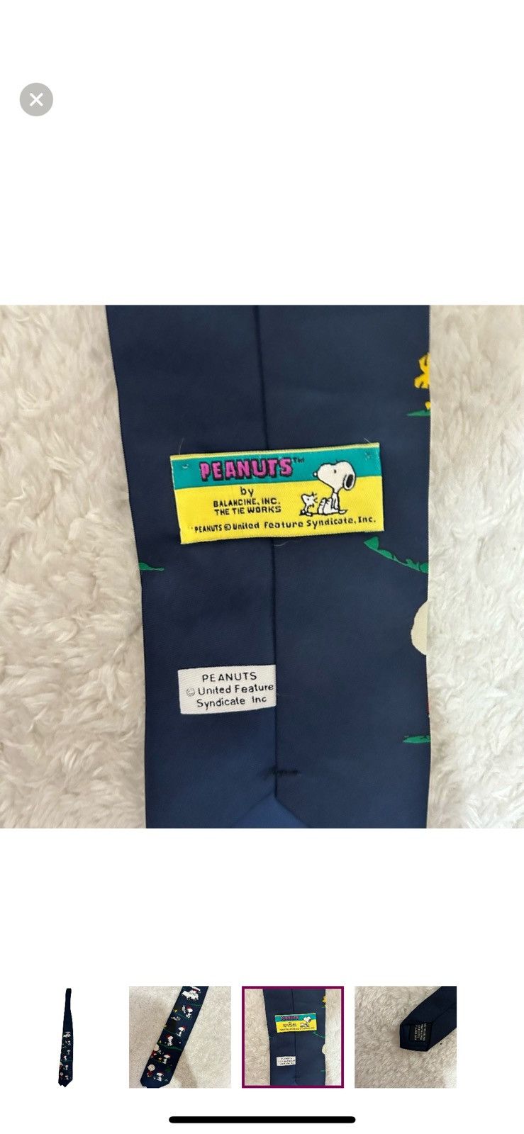 Peanuts Peanuts vintage golf themed necktie Size ONE SIZE - 3 Thumbnail