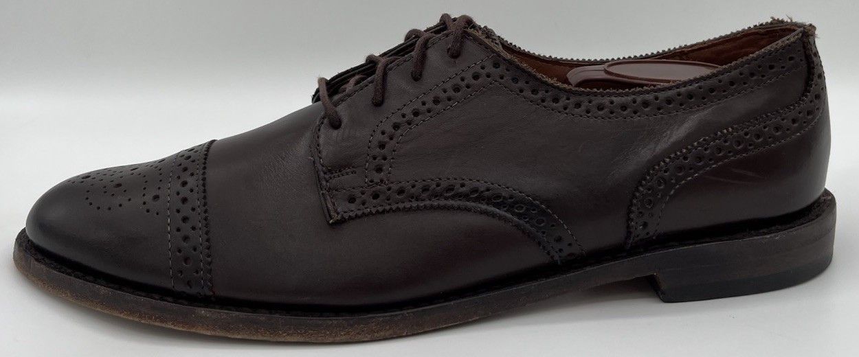 Allen Edmonds Allen Edmonds "LEXINGTON" Oxfords Dark Brown Leather 10.5 D Size US 10.5 / EU 43-44 - 5 Thumbnail