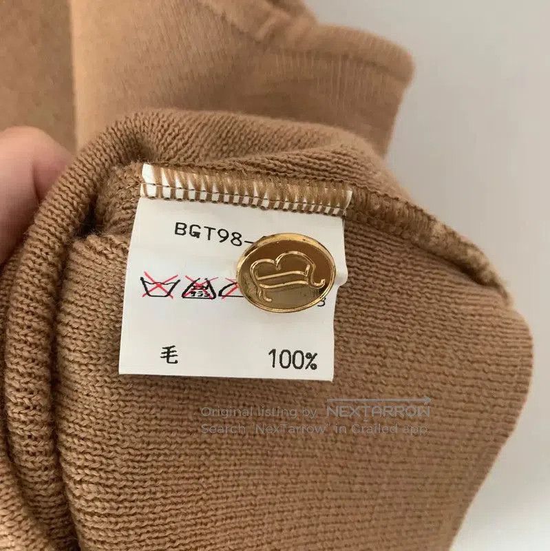 Burberry Burberry Beige Women's Knitted Vest Sweater. Size M / US 6-8 / IT 42-44 - 4 Thumbnail