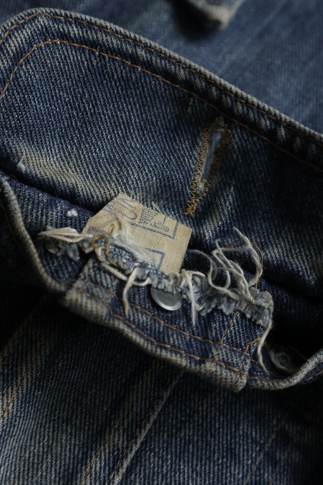 Lee Vintage 70's Lee 220-j Cowboy denim jacket Size US XL / EU 56 / 4 - 3 Thumbnail