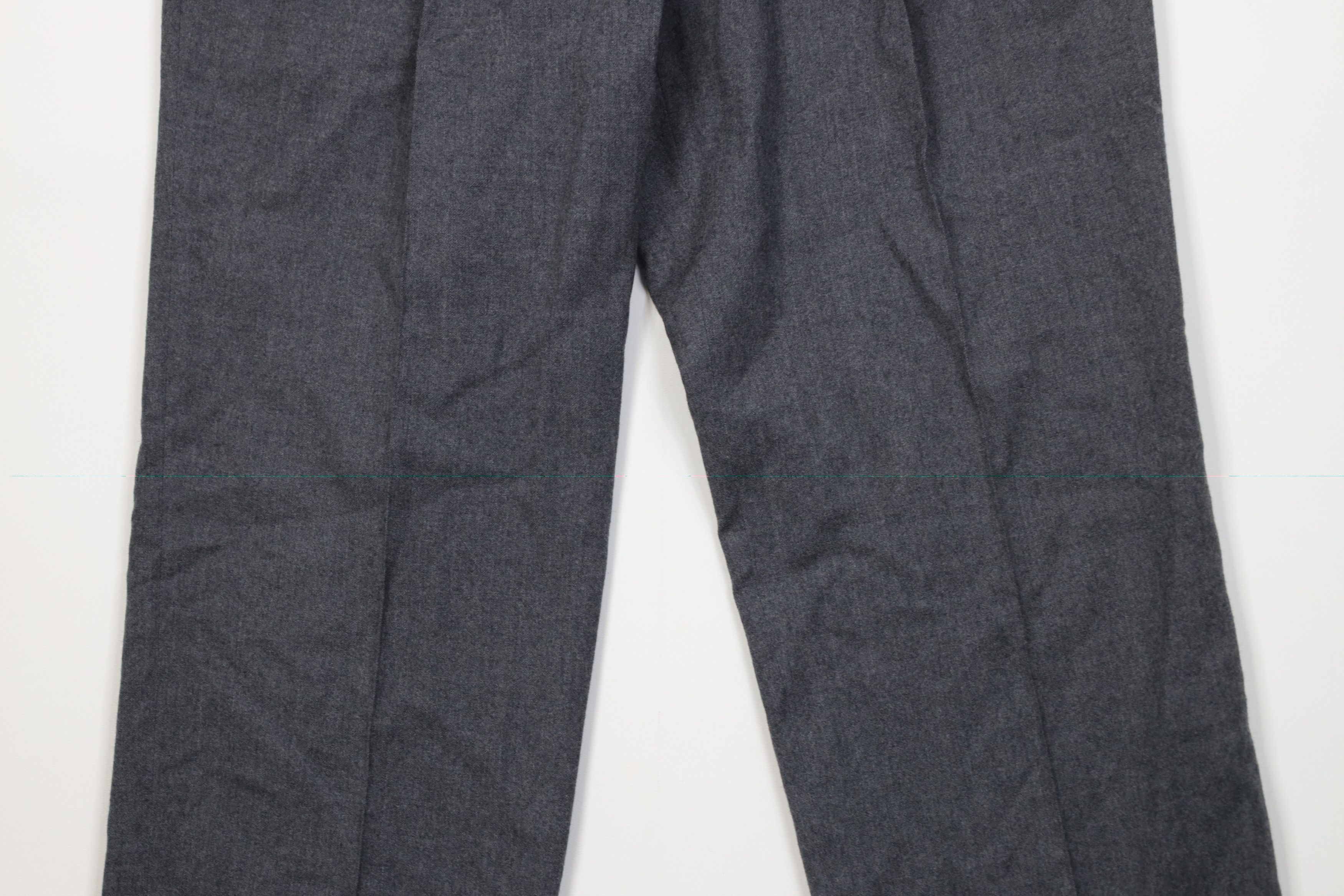Vintage Vintage 70s Streetwear Wool Wide Leg Chino Pants Gray USA Size US 34 / EU 50 - 3 Thumbnail