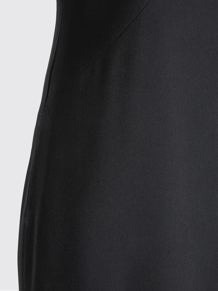 Versace o1y0226 Midi Dress in Black Size XS / US 0-2 / IT 36-38 - 3 Thumbnail