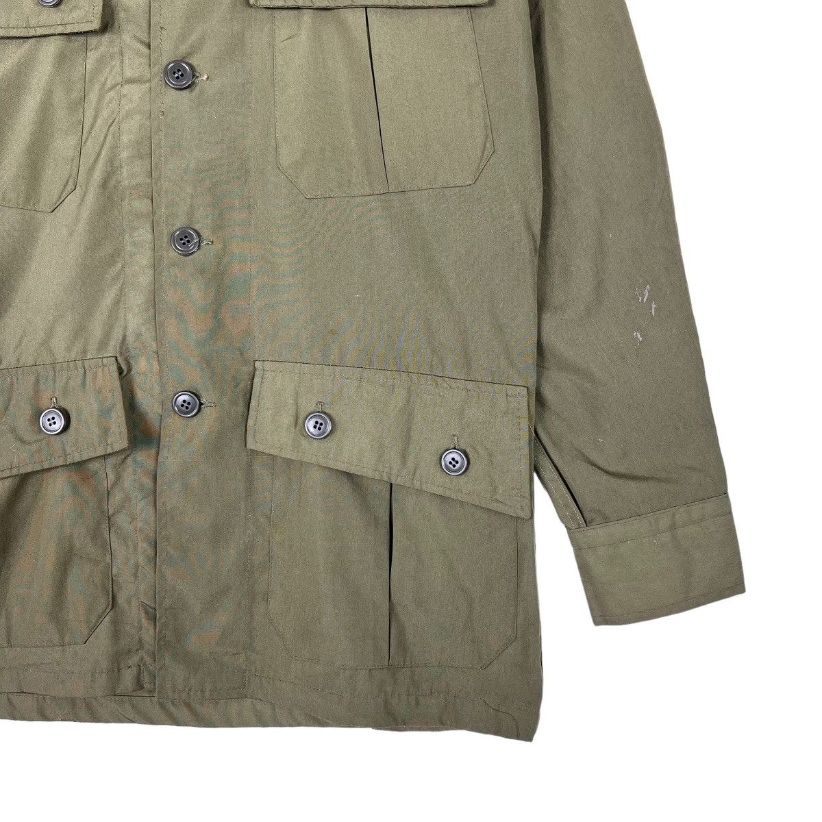 Japanese Brand 🔥 VINTAGE MILITARY SLANK POCKET SHIRT JACKET Size US L / EU 52-54 / 3 - 4 Thumbnail