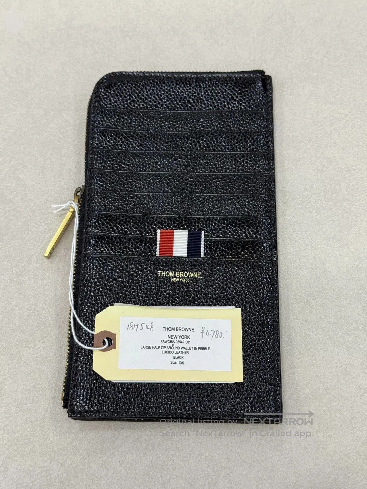 Thom Browne Thom Browne Classic Card Holder Wallet. Size ONE SIZE - 2 Thumbnail