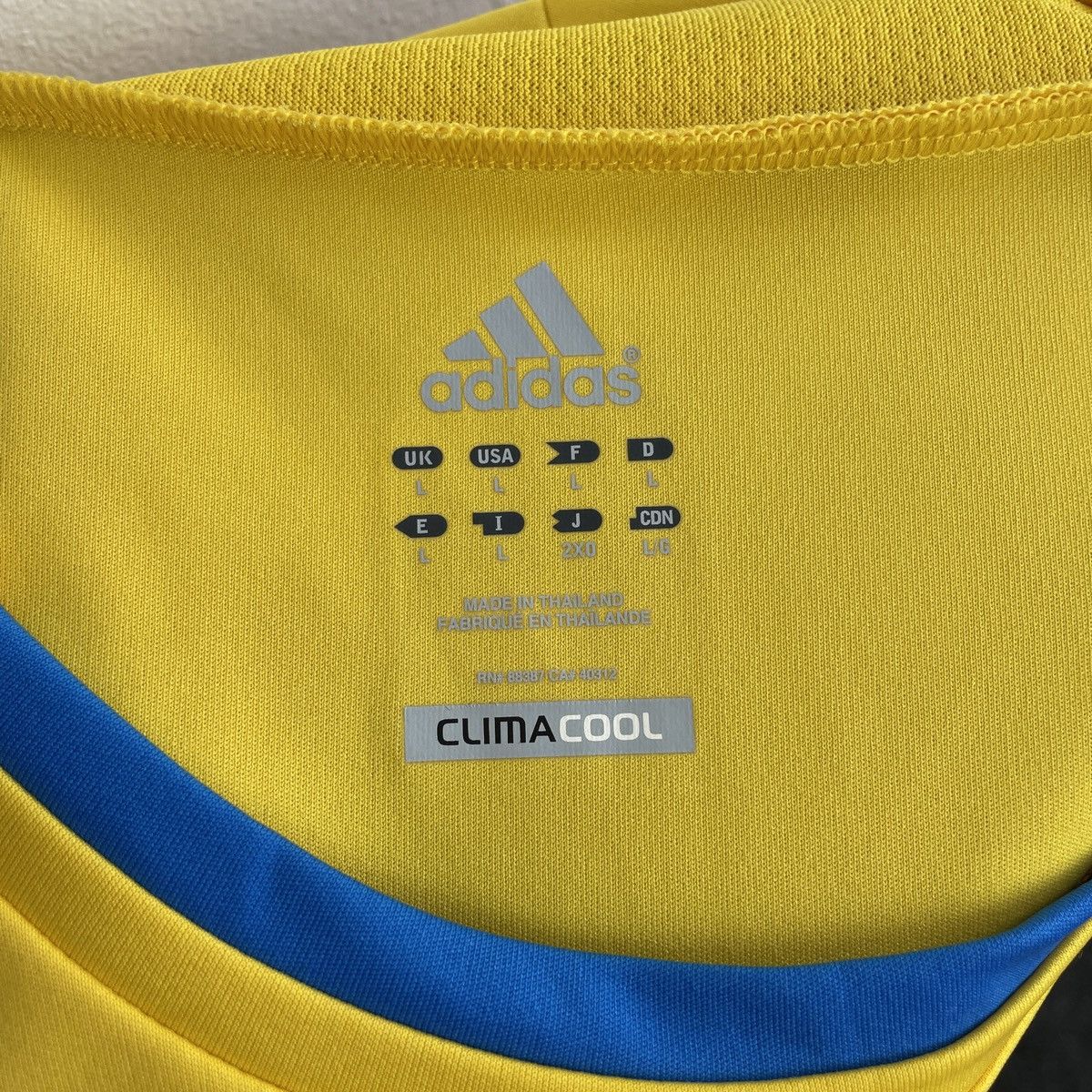 Adidas Ukraine National Team Home Soccer Jersey Shirt Euro 2012 Size US L / EU 52-54 / 3 - 11 Thumbnail