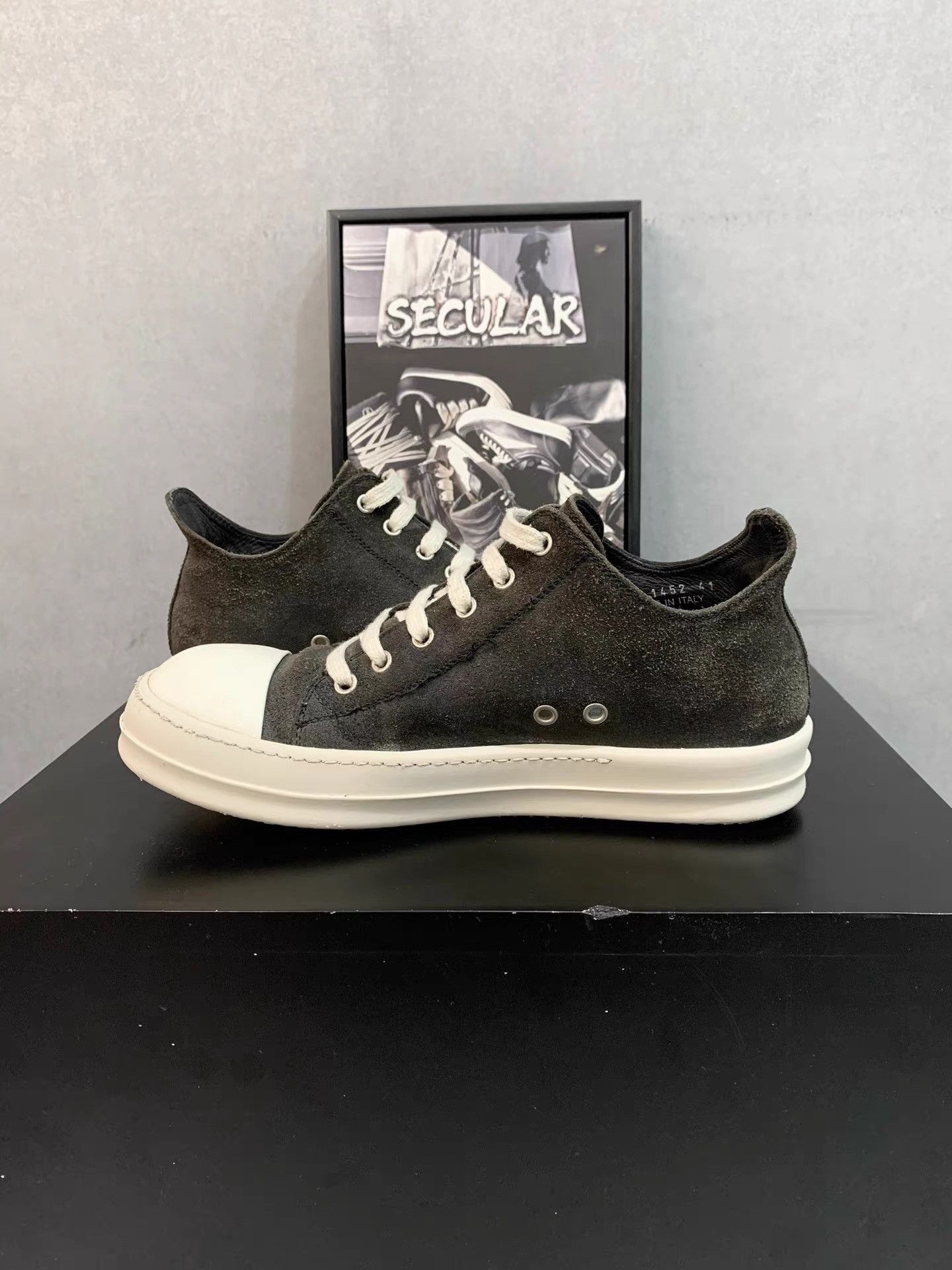 Rick Owens Rick Owens Mainline Leather Ramones K34 Size US 8 / EU 41 - 6 Thumbnail