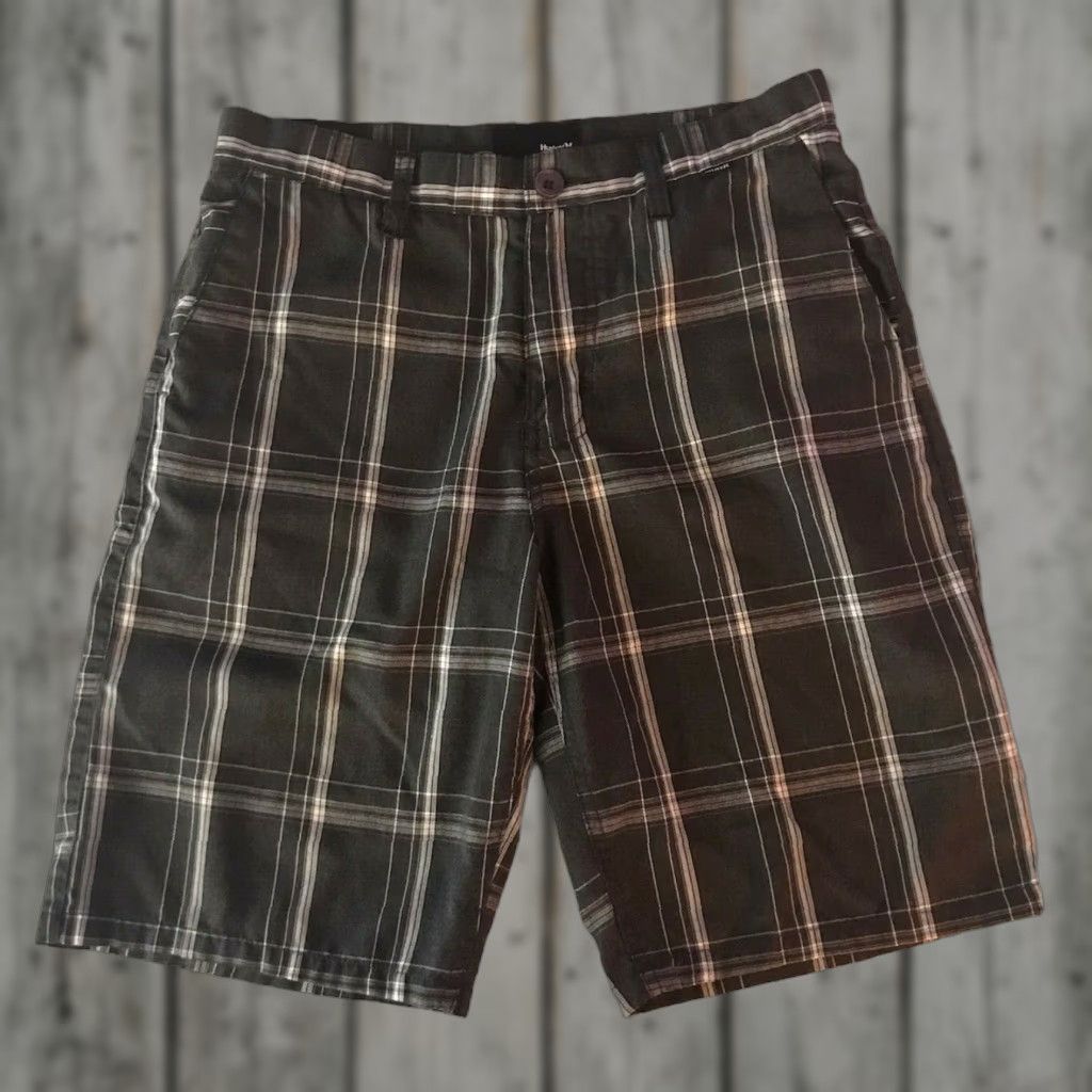 Hurley Hurley Shorts Mens Sz 30 Chino Gray Black Plaid Flat Front Bermuda Skate Shirt? Size US 30 / EU 46 - 1 Thumbnail