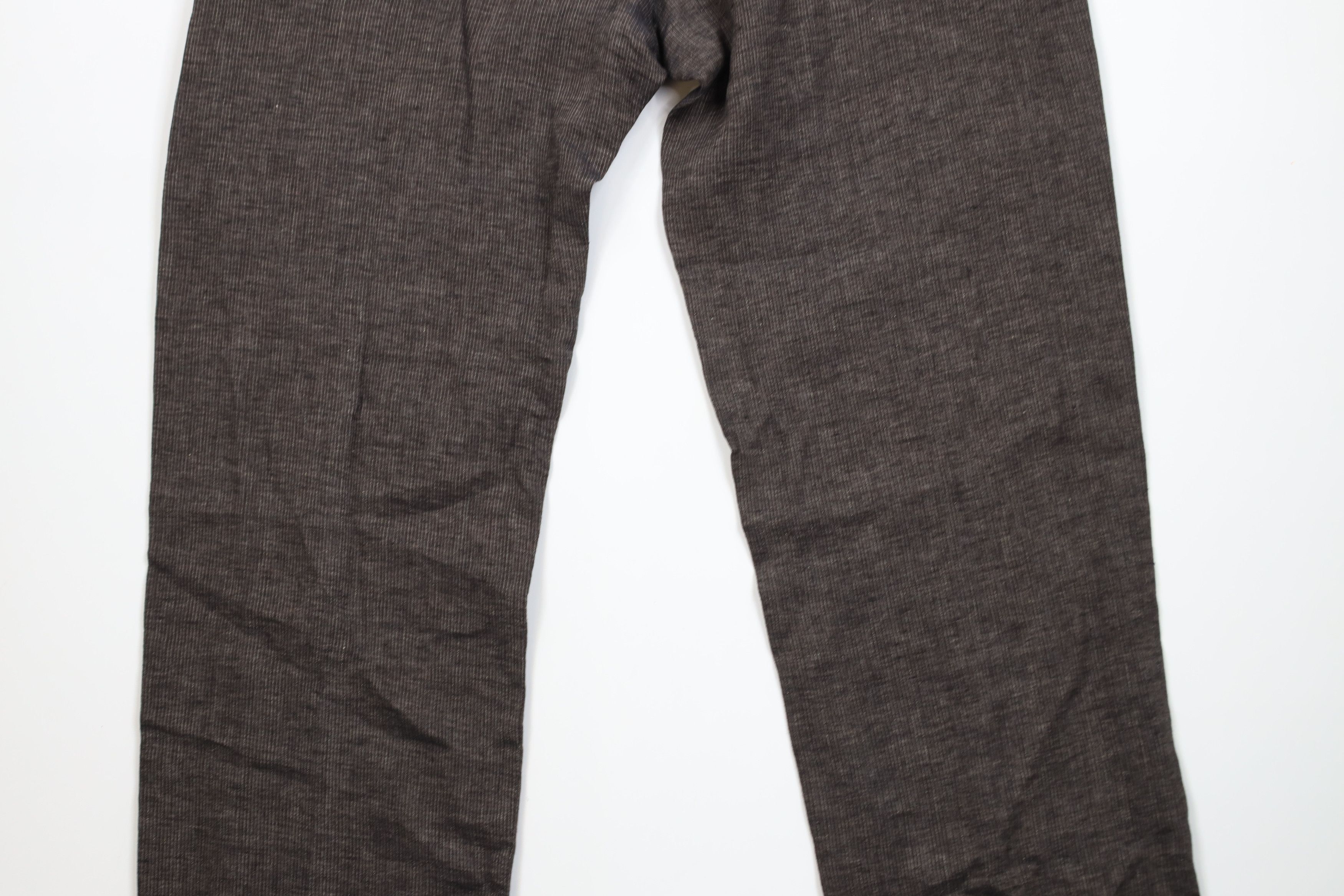 Banana Republic Vintage Y2K Banana Republic Linen Pinstriped Wide Leg Pants Size US 34 / EU 50 - 13 Thumbnail