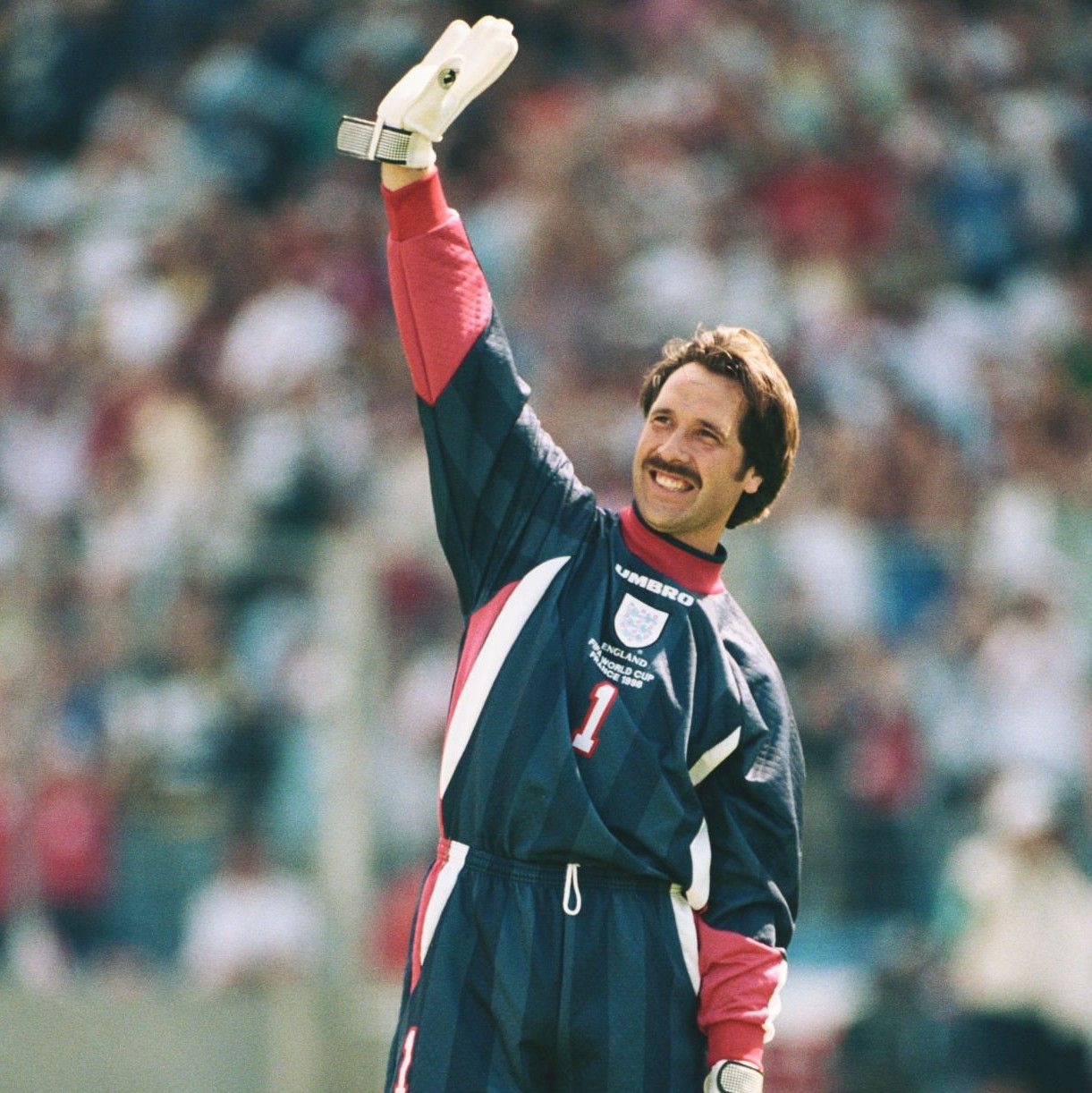 Umbro England World Cup 1998 Goalkeeper Jersey David Seaman 1 Size US S / EU 44-46 / 1 - 11 Thumbnail