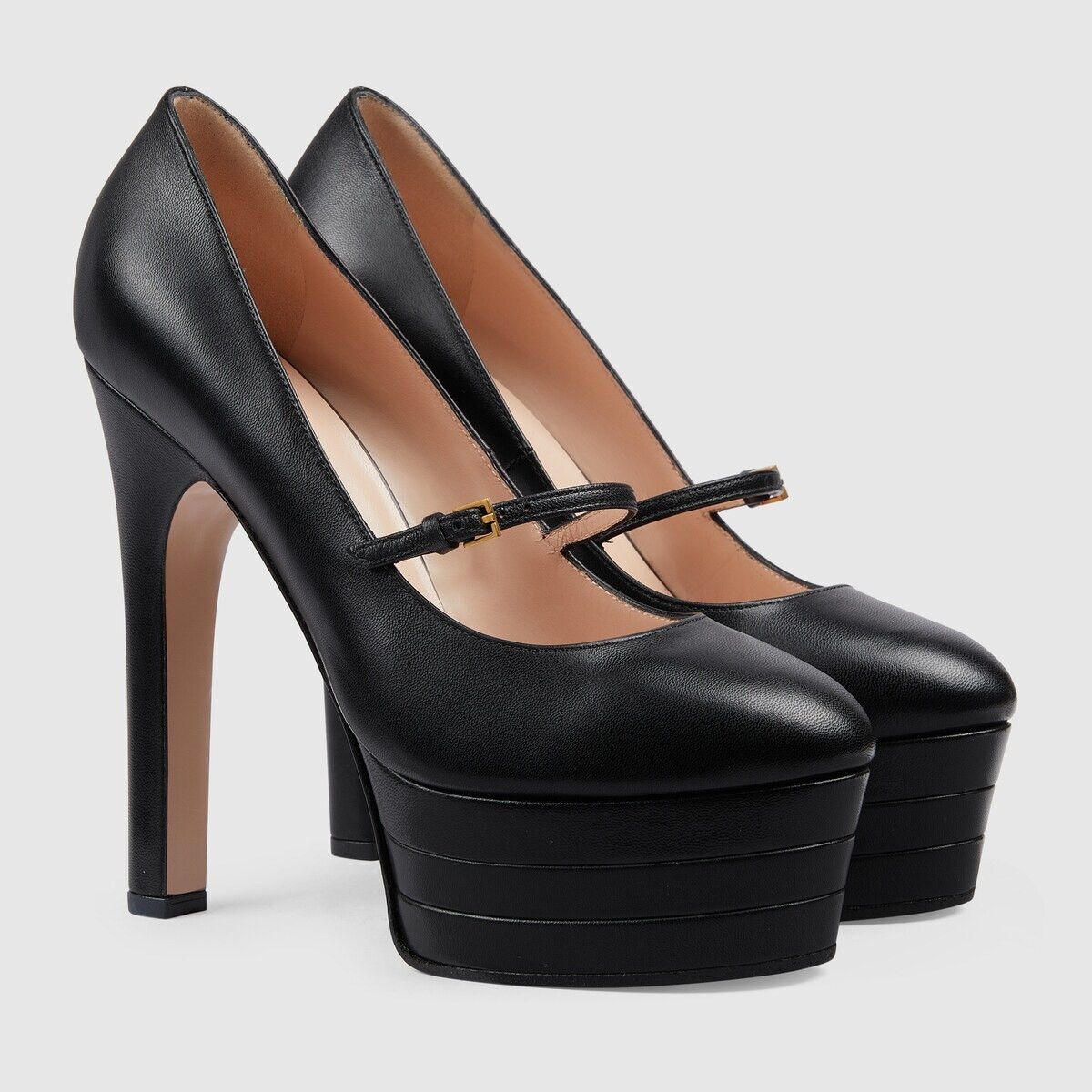 Gucci o1s1wg110225 High Heel Pumps in Black Size US 9 / IT 39 - 2 Thumbnail