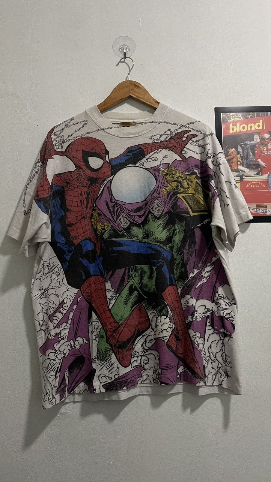 Other Vintage 90s Bootleg Spiderman Overprint Size US XL / EU 56 / 4 - 1 Thumbnail
