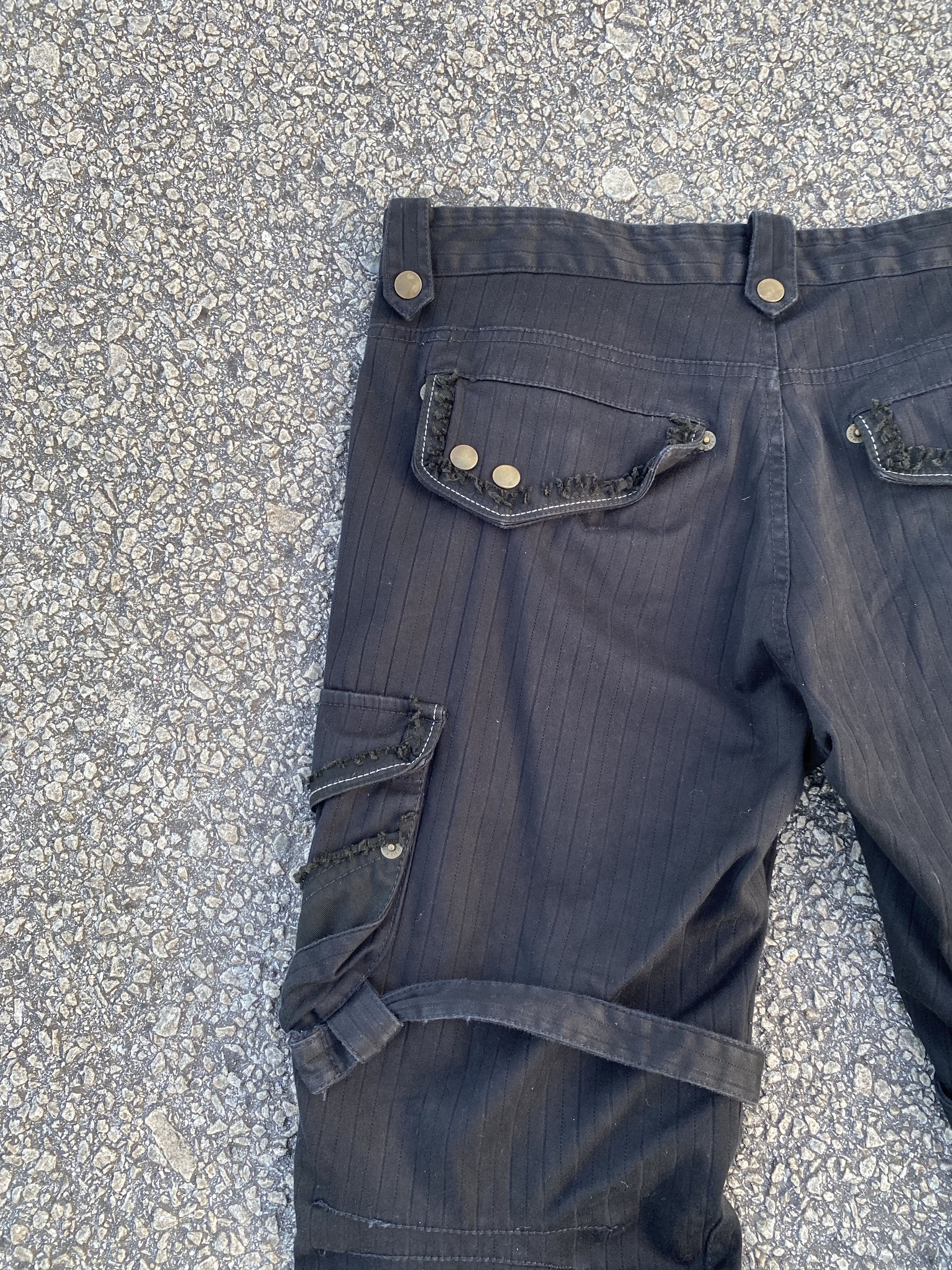If Six Was Nine PUNK APESTEIN CARGO PANTS Size US 35 - 9 Thumbnail