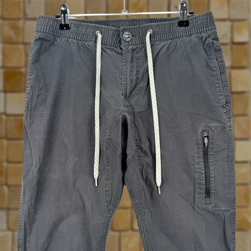 Vuori Vuori Mens Medium Ripstop Climber Pant Gray Drawstring Stretch Athleisure V412 Pants M Size US 31 - 1 Thumbnail