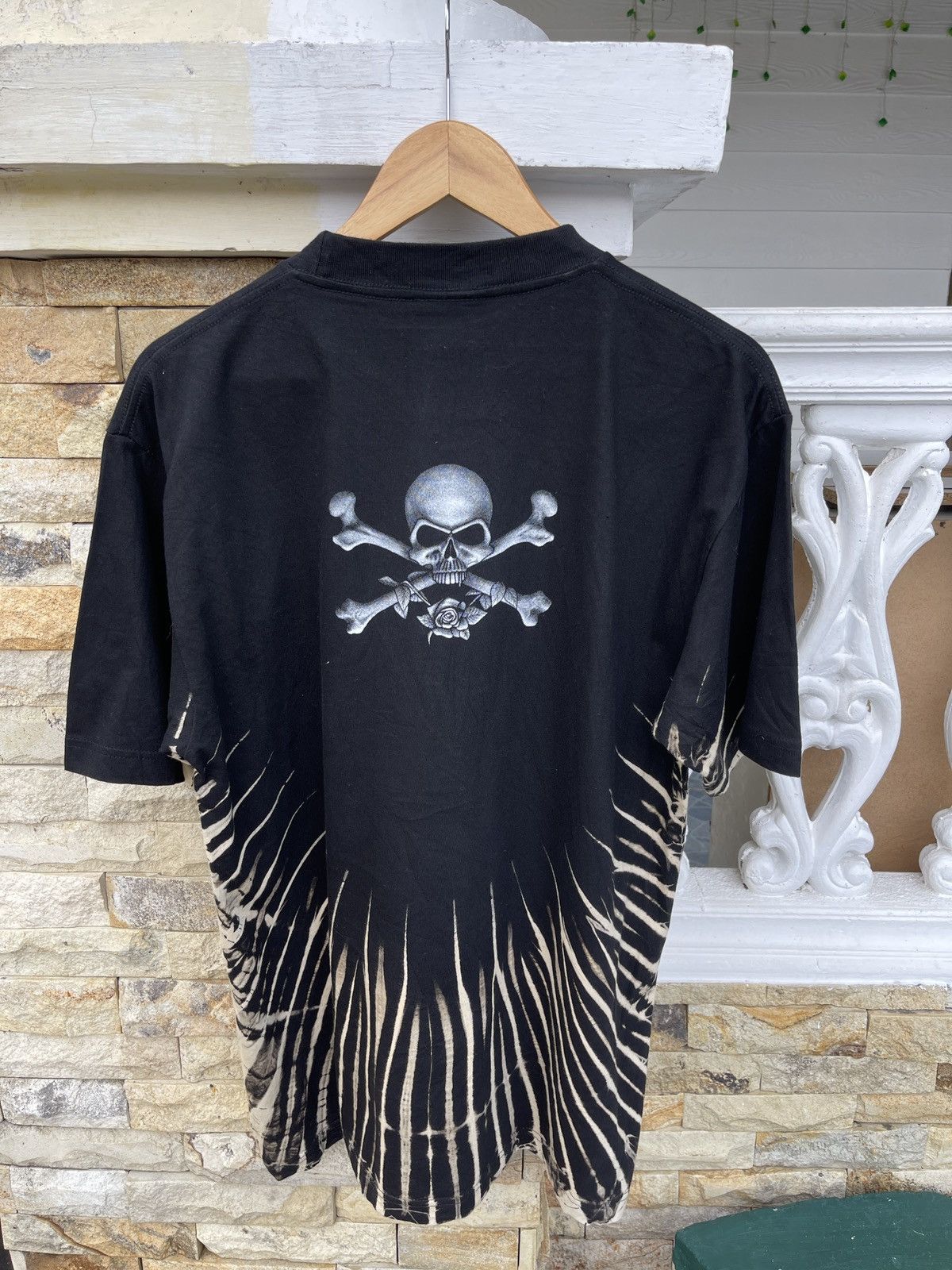 Japanese Brand Rare🔥Vintage AMERICAN FEELING Dragon Skull Tee Size US L / EU 52-54 / 3 - 3 Thumbnail