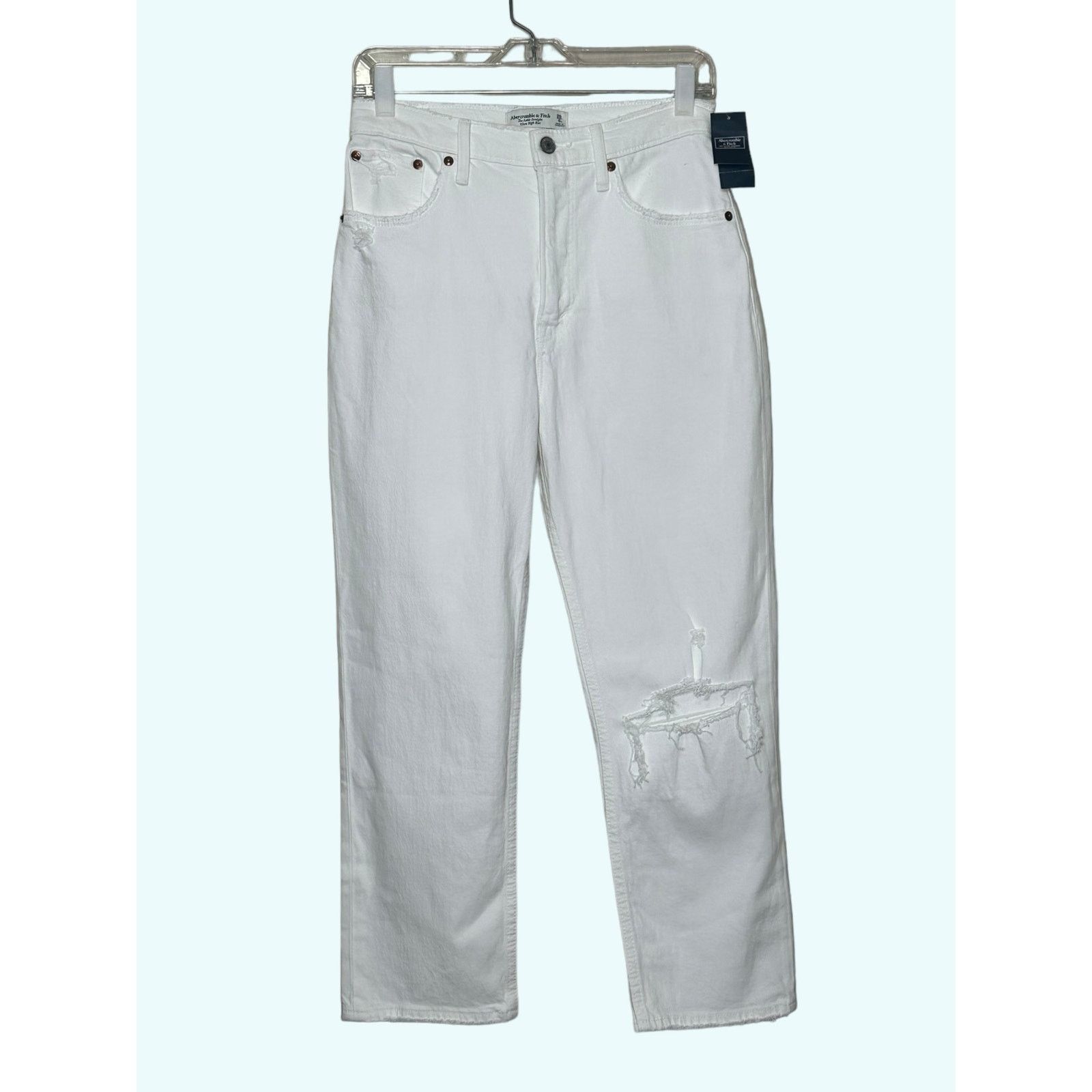 Abercrombie & Fitch Abercrombie & Fitch the ankle high rise jeans size 6 Size 28" / US 6 / IT 42 - 8 Thumbnail