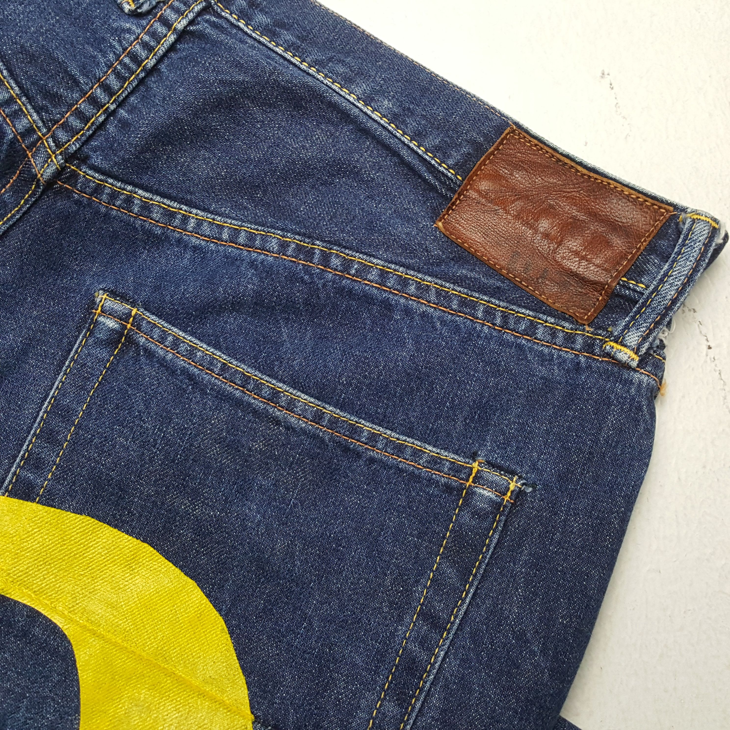 Evisu × Japanese Brand × Vintage Vintage EVISU Japanese Brand Daicock Custom Style Jeans Size US 34 / EU 50 - 14 Thumbnail