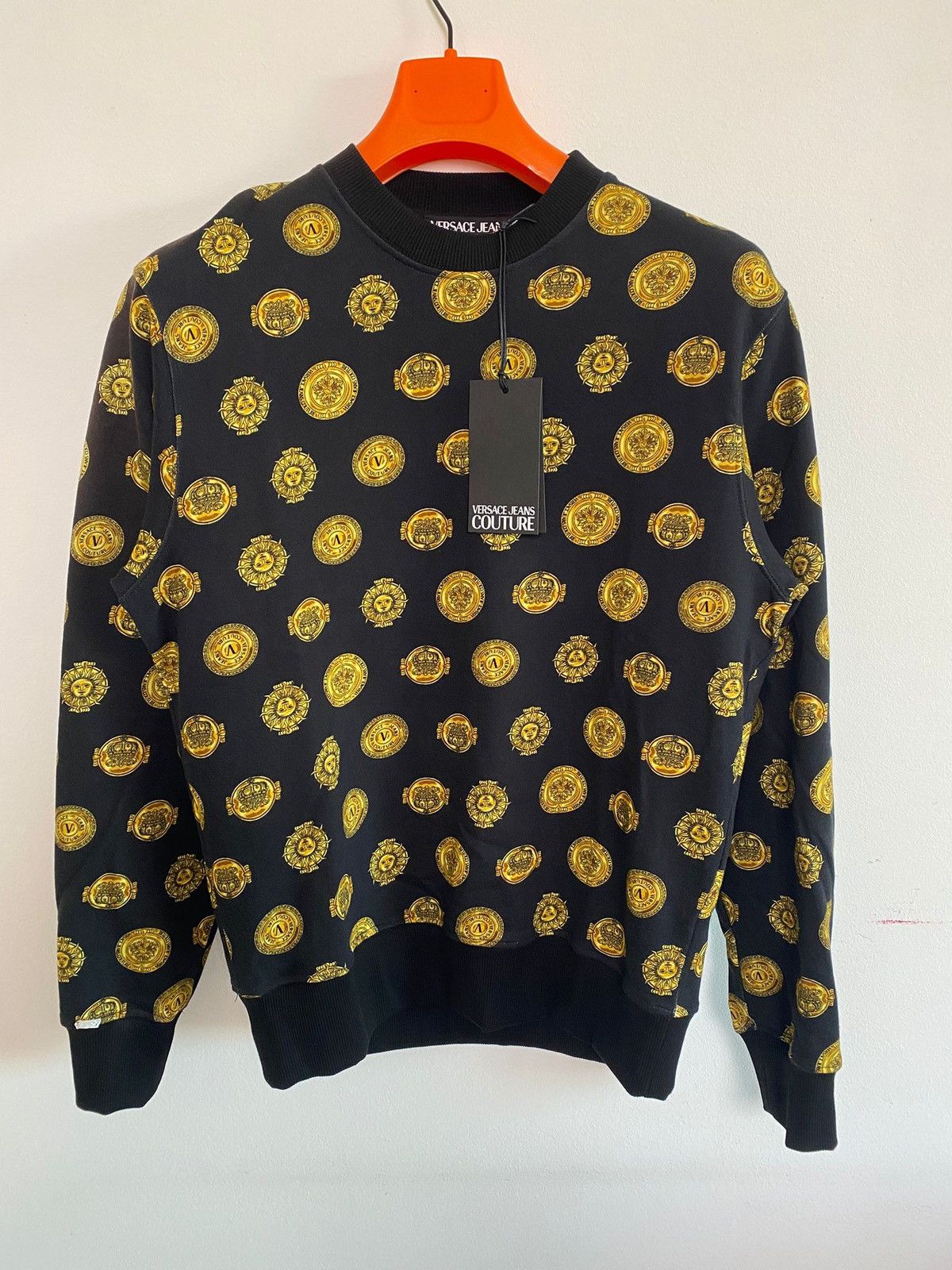 Versace Jeans Couture Versace Jeans Culture Sweatshirt Contr Garland size S black, Size US S / EU 44-46 / 1 - 2 Thumbnail