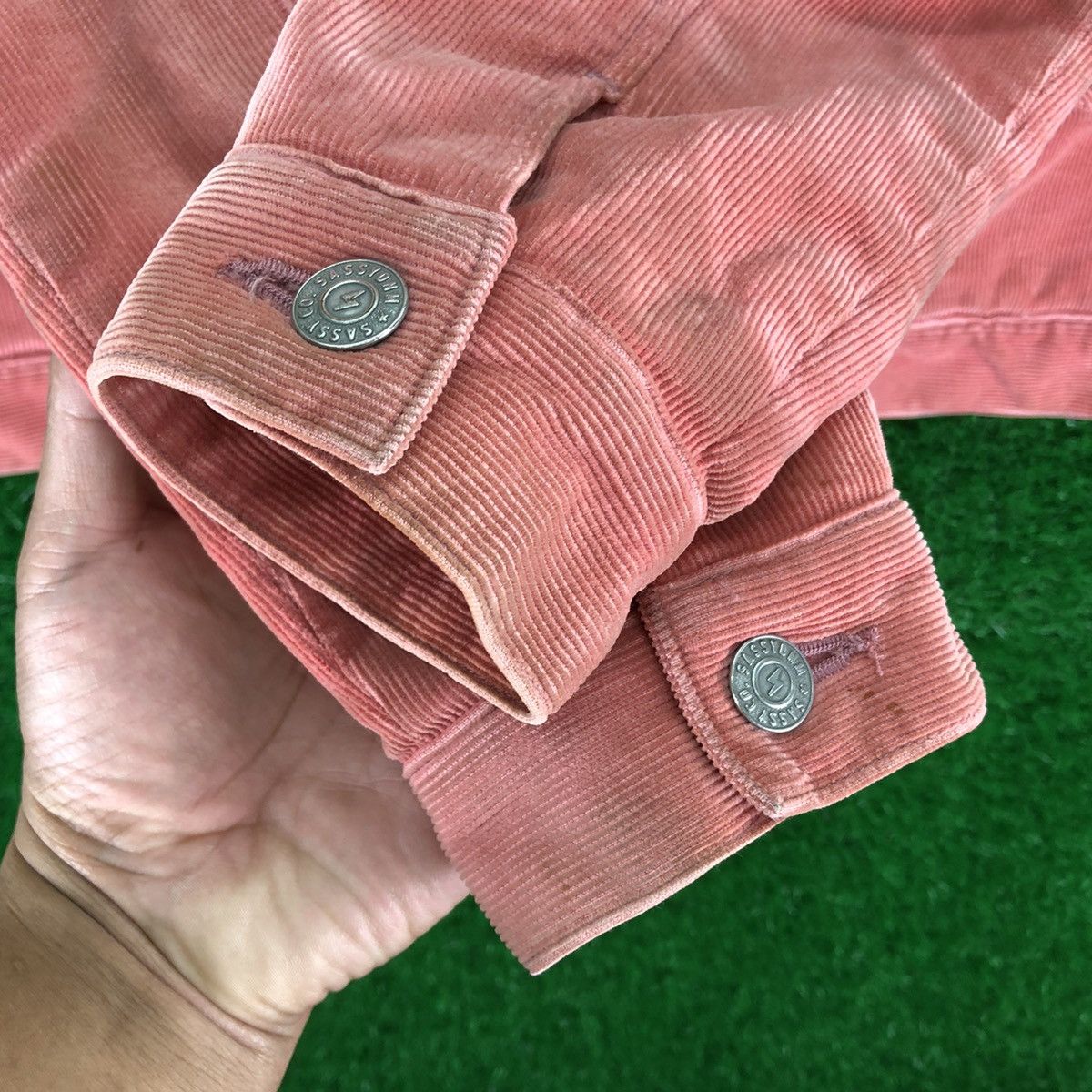 Cowboy Equipment Vintage 90's Corduroy Western Cowboy Jacket Smile Pocket Size US XS / EU 42 / 0 - 14 Thumbnail