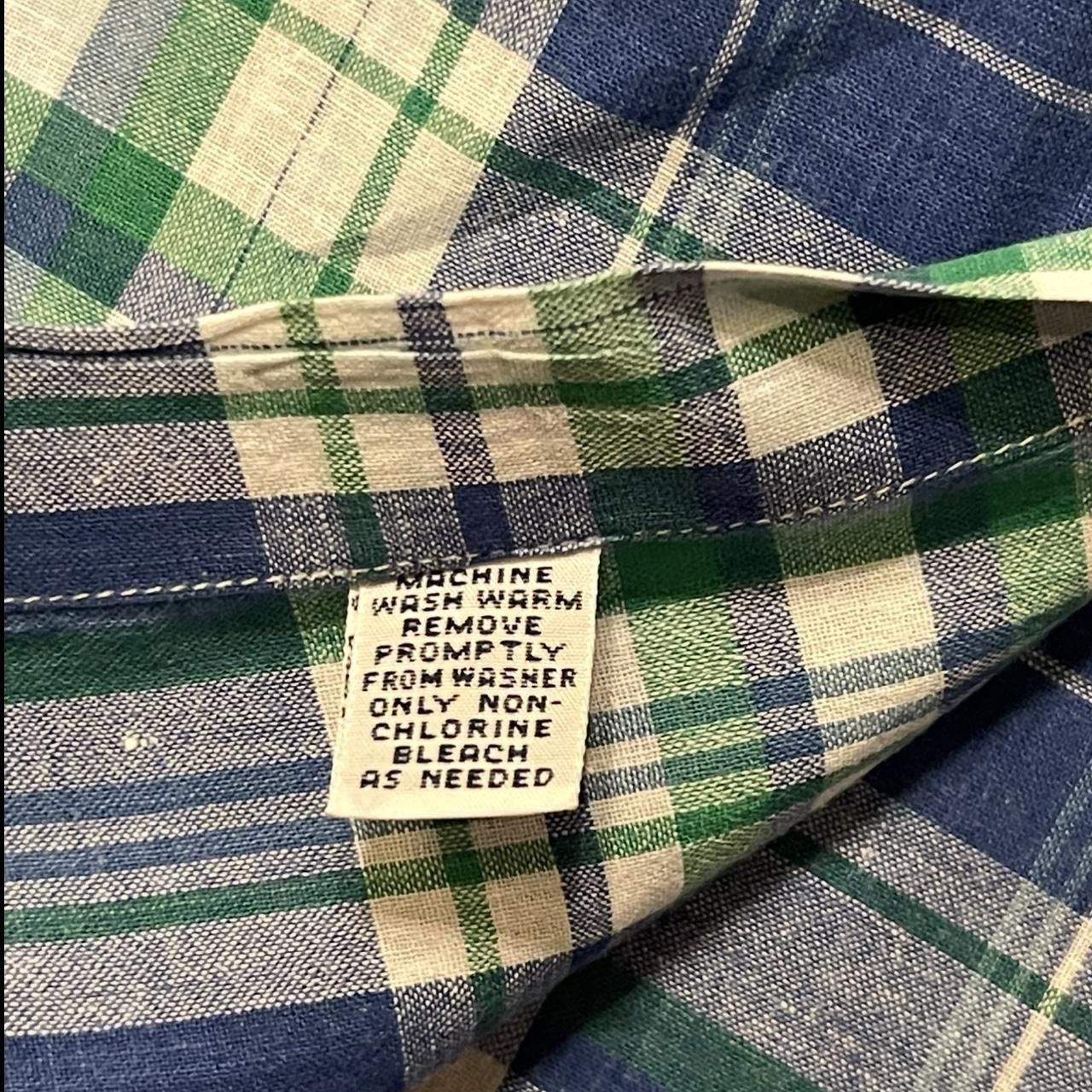 Polo Ralph Lauren VINTAGE Polo by Ralph Lauren Blake 90s Blue Plaid Shirt XL Size US XL / EU 56 / 4 - 6 Thumbnail