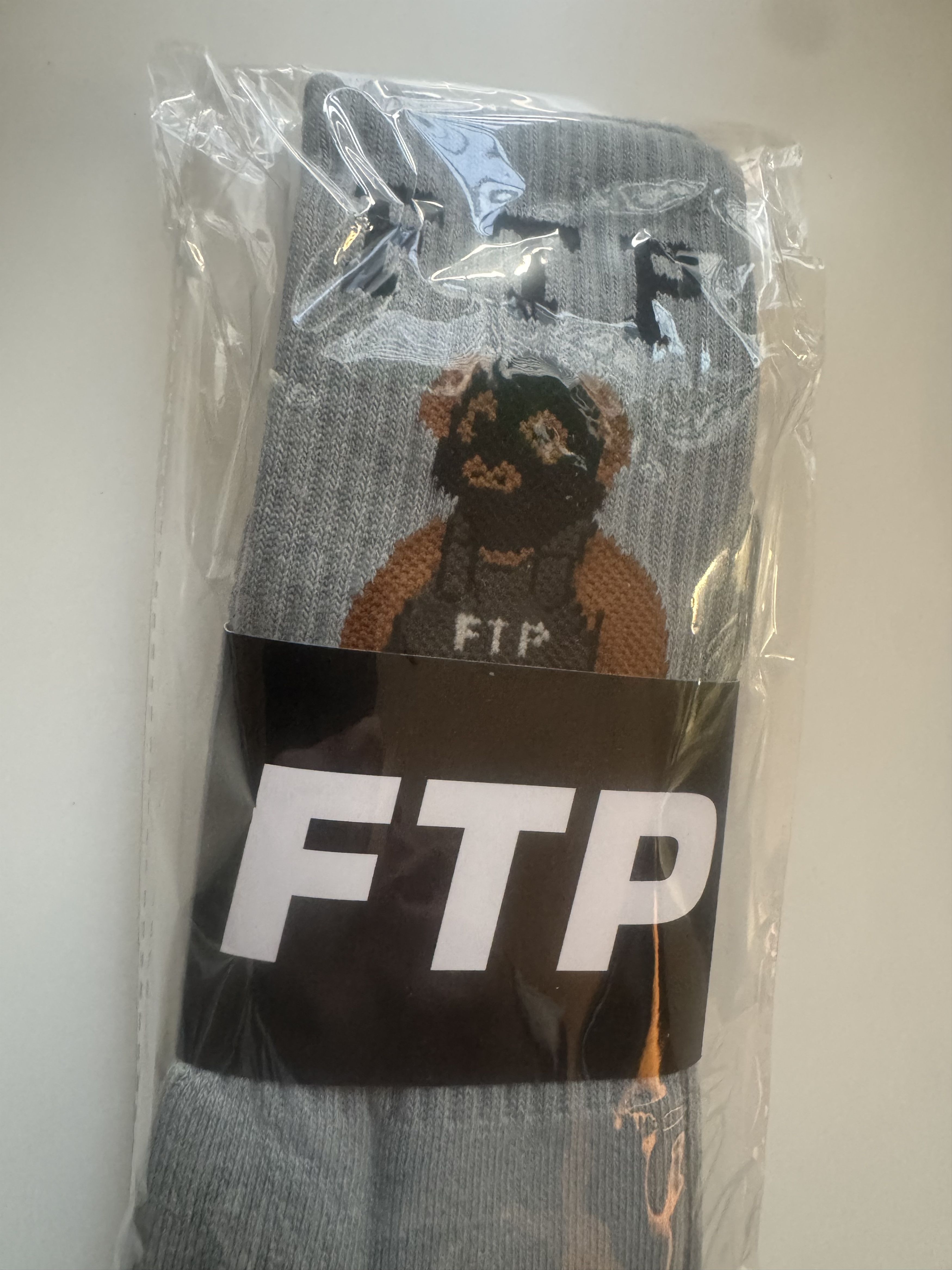 Fuck The Population FTP POLO BEAR SKI MASK SOCKS - GRAY (OS) Size ONE SIZE - 3 Thumbnail