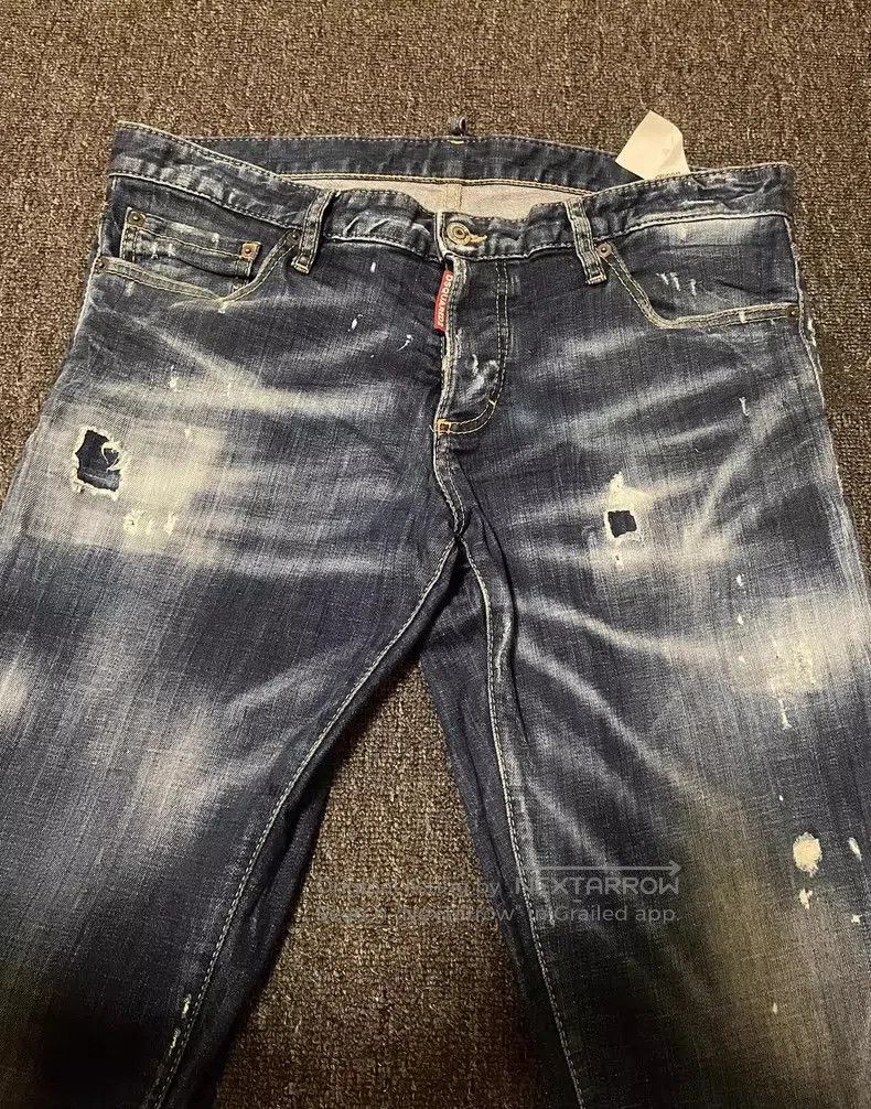 Dsquared2 DSquared2 Slim Fit Stretch Denim Jeans. Size US 34 / EU 50 - 2 Thumbnail