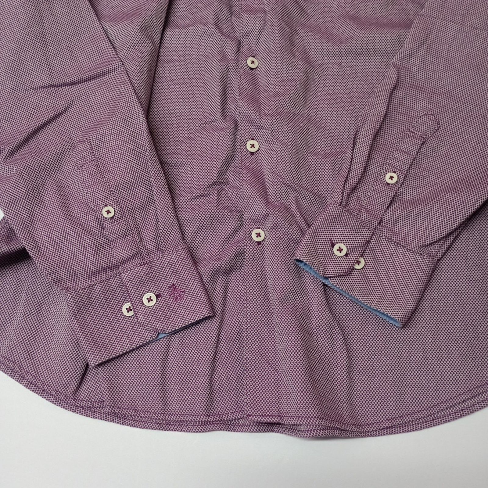 Original Penguin Penguin Munsingwear Shirt Size 16 1/2 34/35 Slim Fit Purple Size US S / EU 44-46 / 1 - 2 Thumbnail