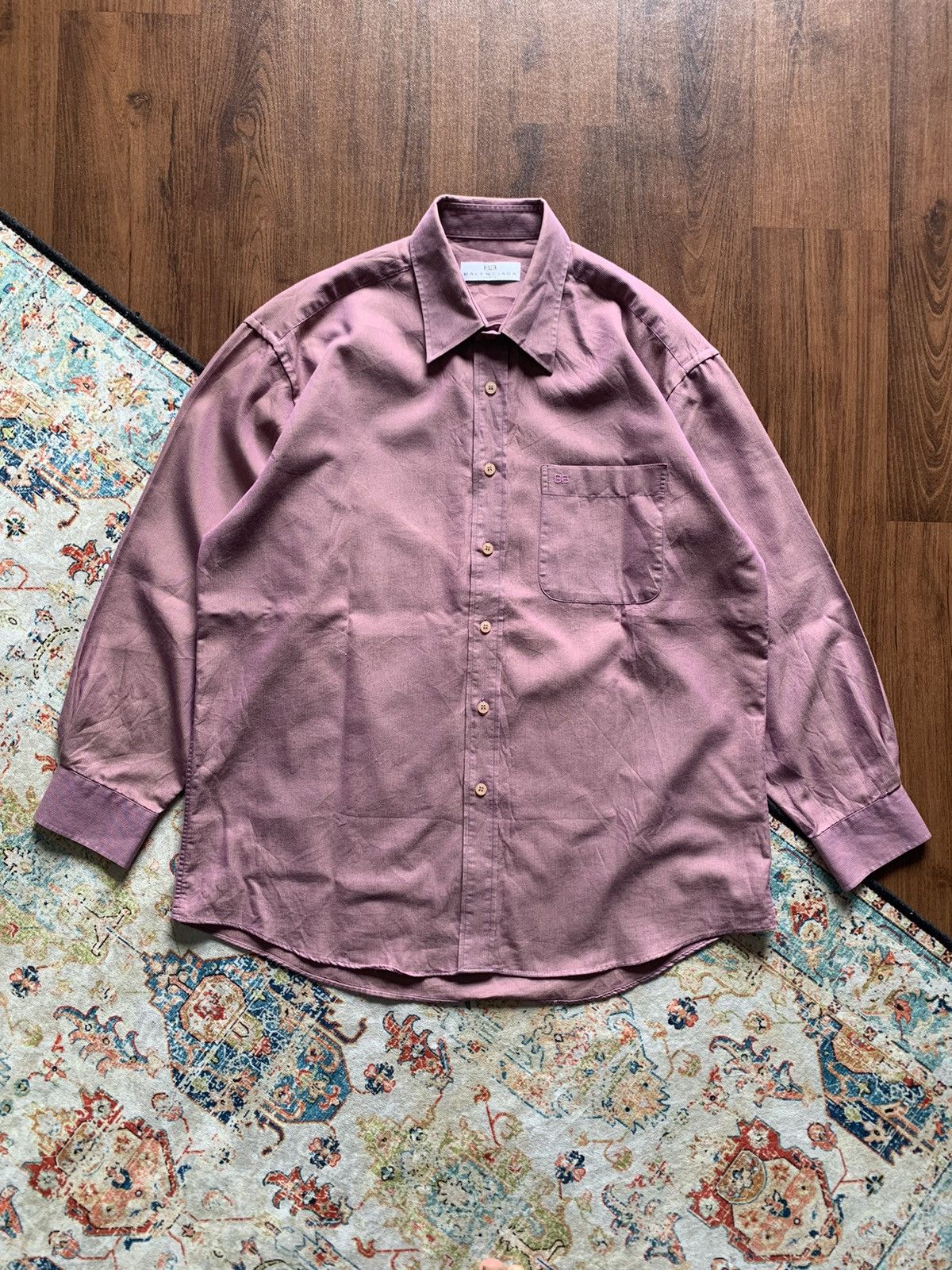 Balenciaga Balenciaga Shirt Vintage Size US L / EU 52-54 / 3 - 4 Thumbnail