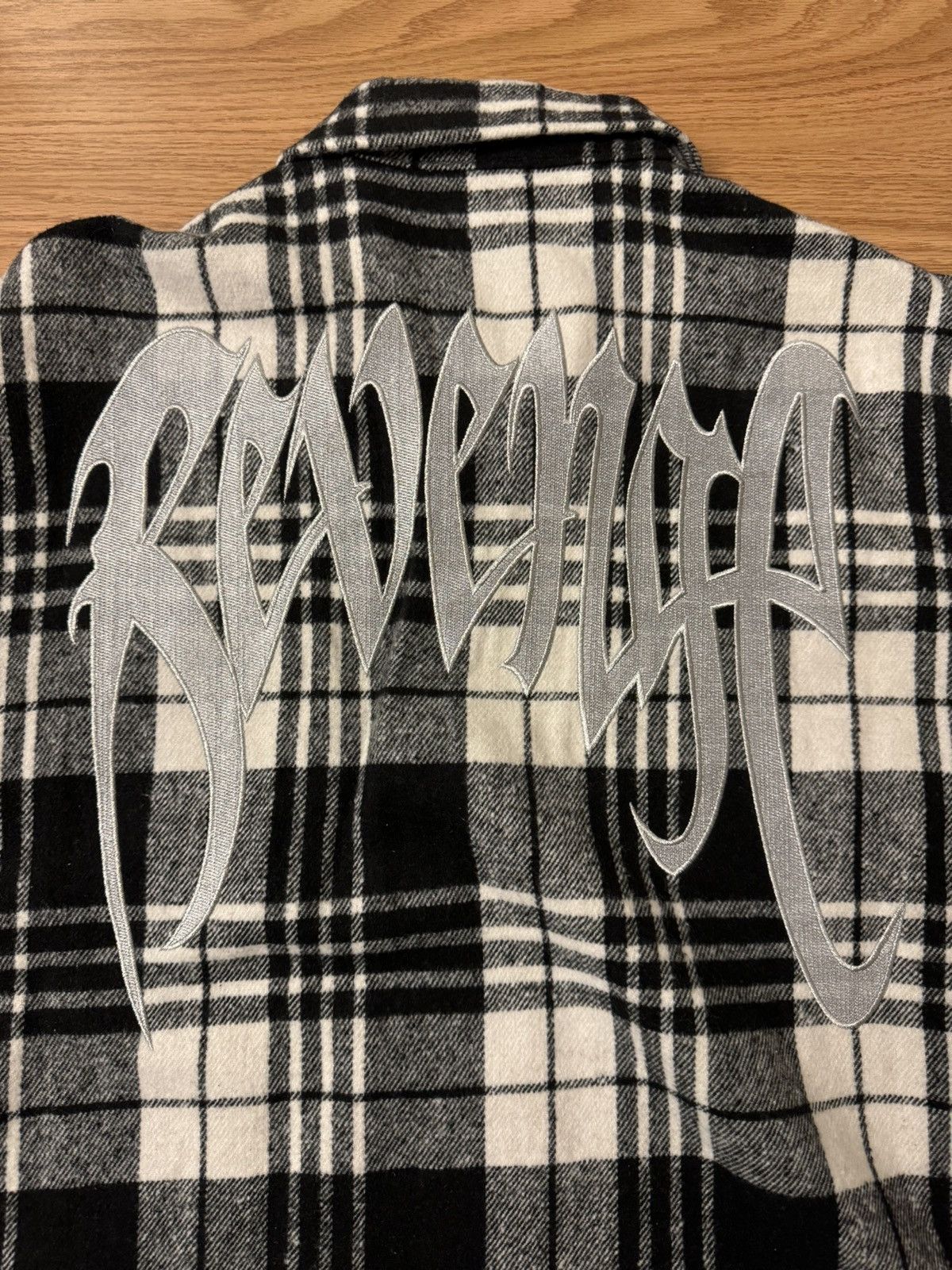 Revenge Revenge Black Embroidered Flannel Size US L / EU 52-54 / 3 - 4 Thumbnail