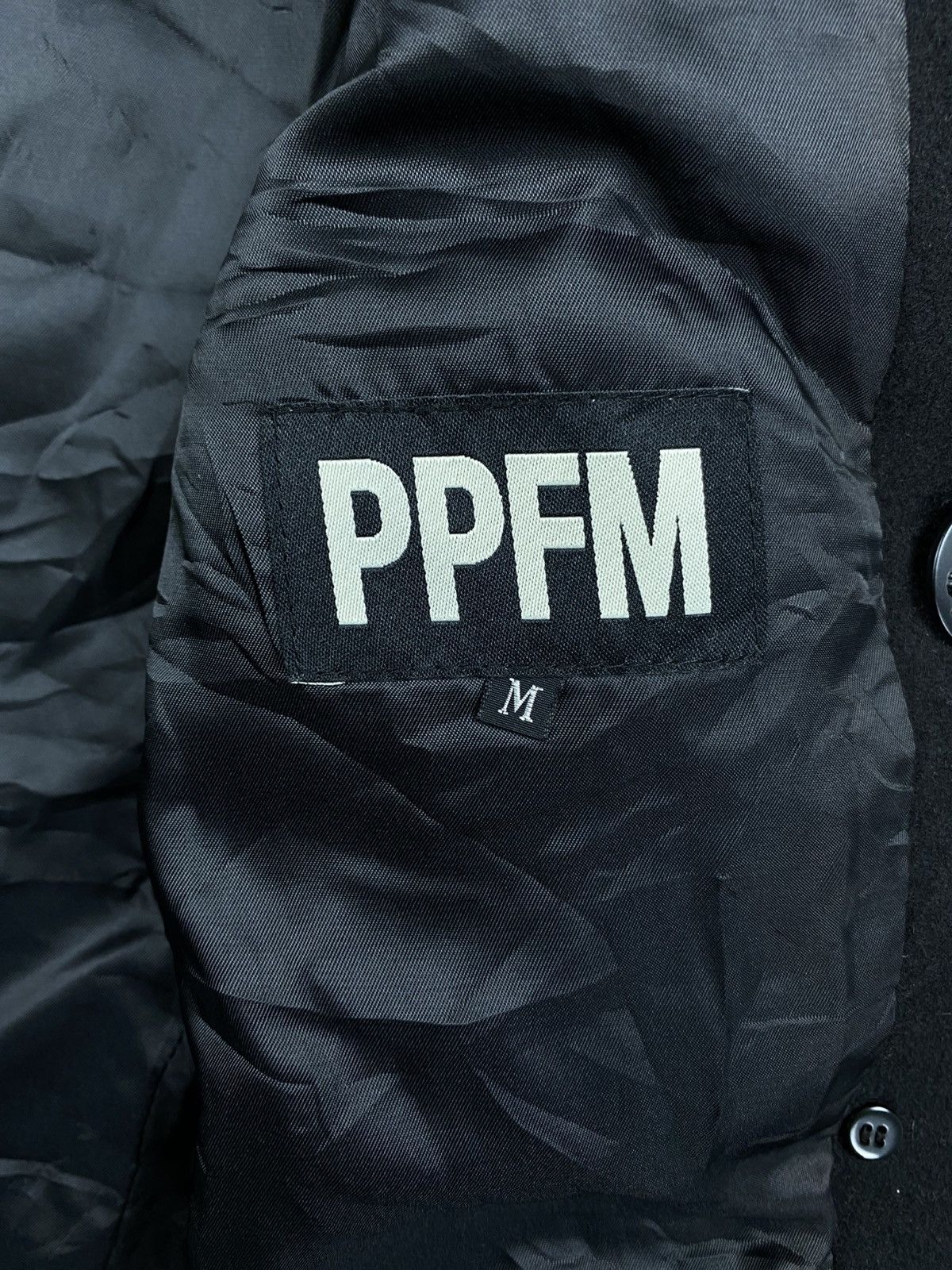 PPFM Vintage PPFM Double Collar Buttoned Wool Coat Jacket Size US M / EU 48-50 / 2 - 10 Thumbnail