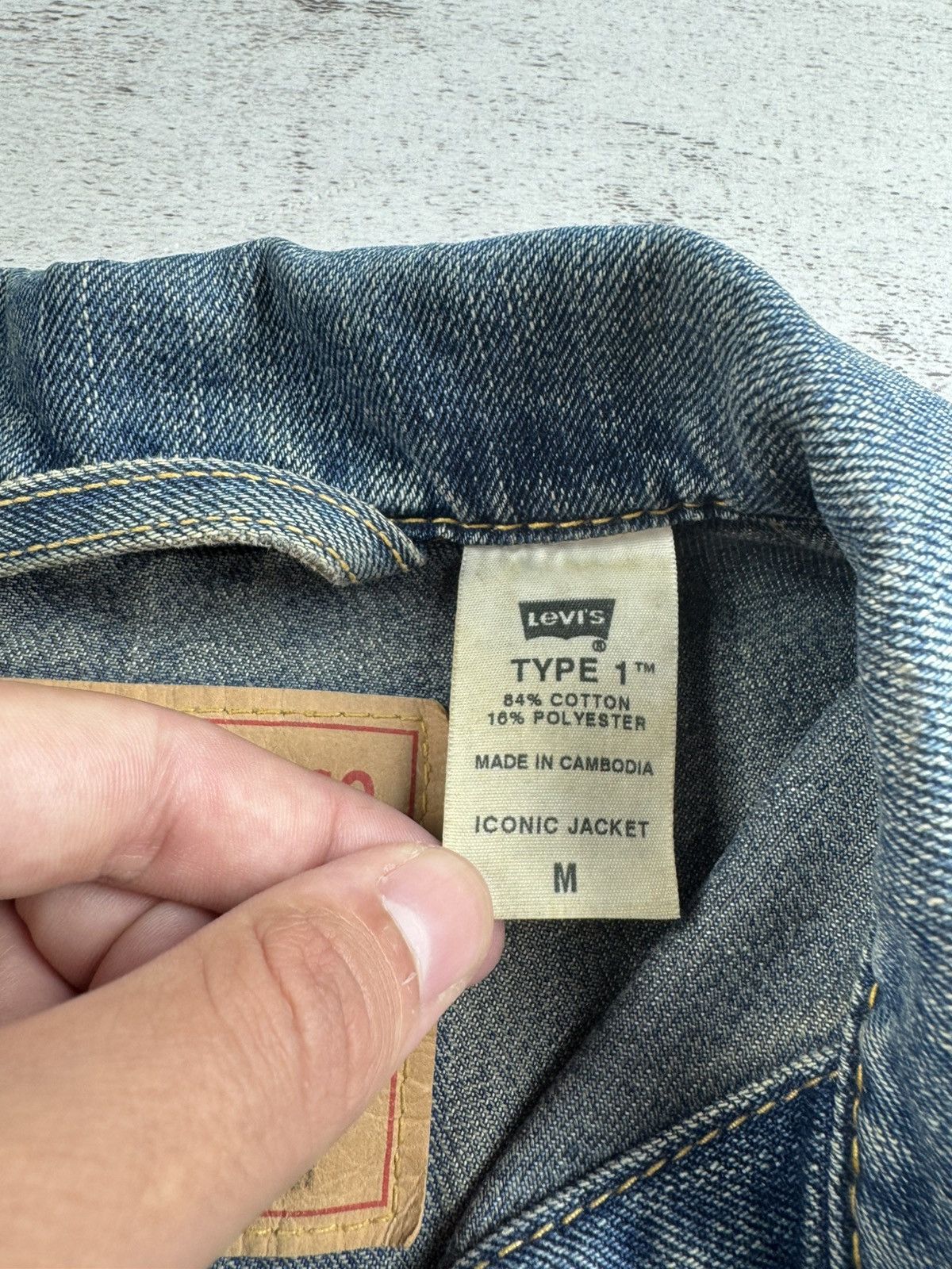 Levi's Levi’s 90S USA Type 1 Cotton Iconic Trucker Denim Jeans Button Jacket Size M Size M / US 6-8 / IT 42-44 - 11 Thumbnail