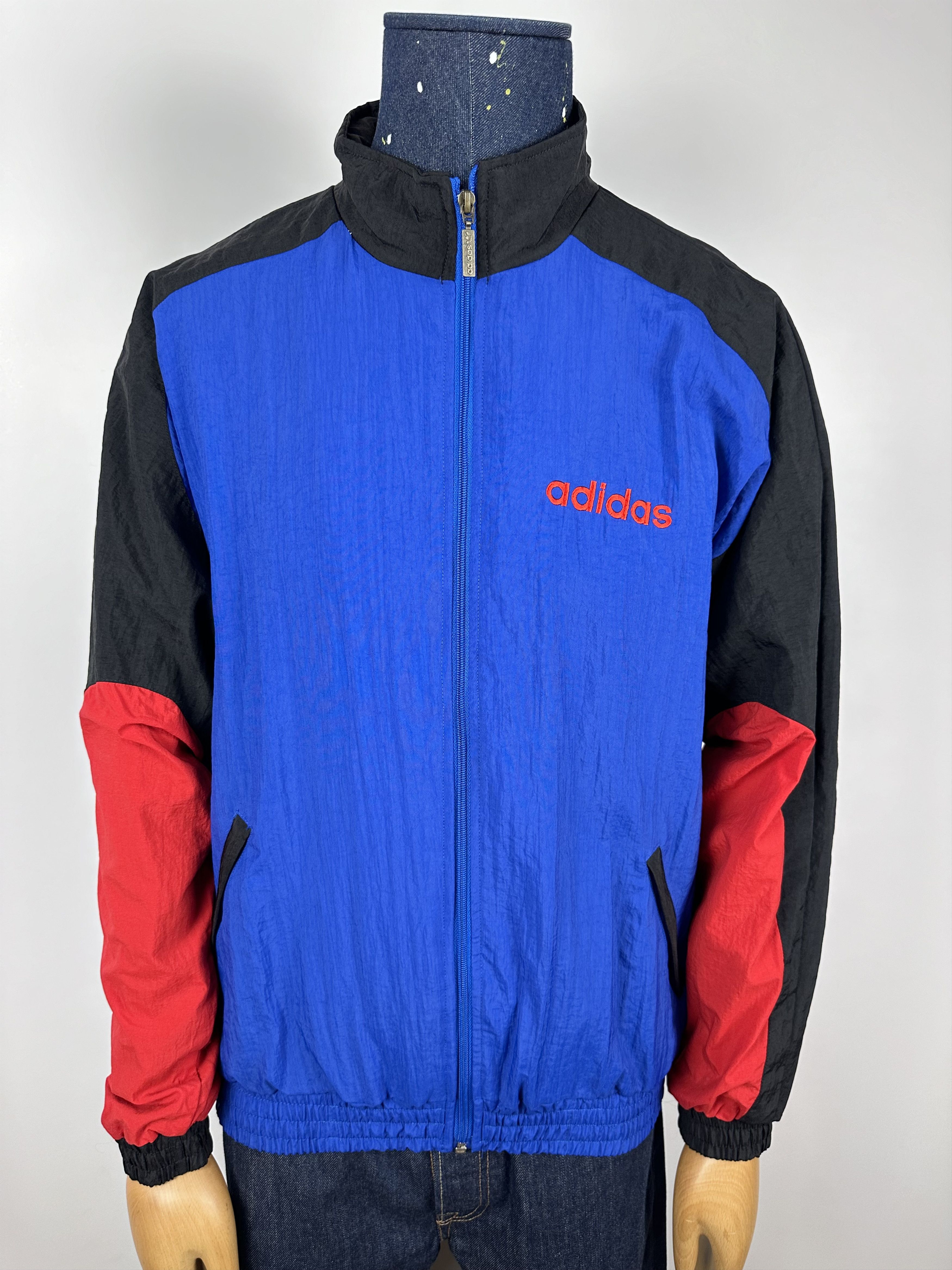 Adidas × Vintage Adidas Vintage 90s Nylon Bomber Track Top Jacket Size US M / EU 48-50 / 2 - 4 Thumbnail