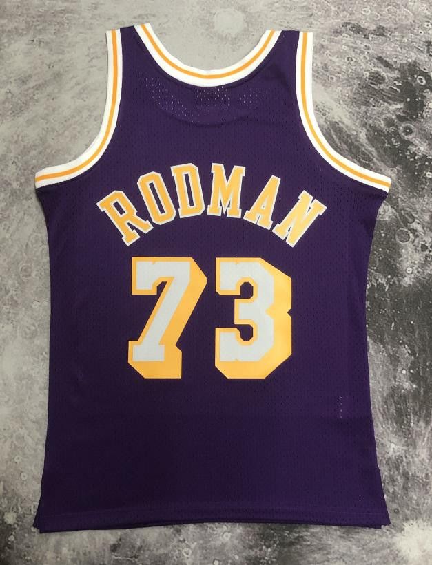 NBA 73 Dennis Rodman Jersey Vintage Laker Jersey Size US M / EU 48-50 / 2 - 2 Thumbnail