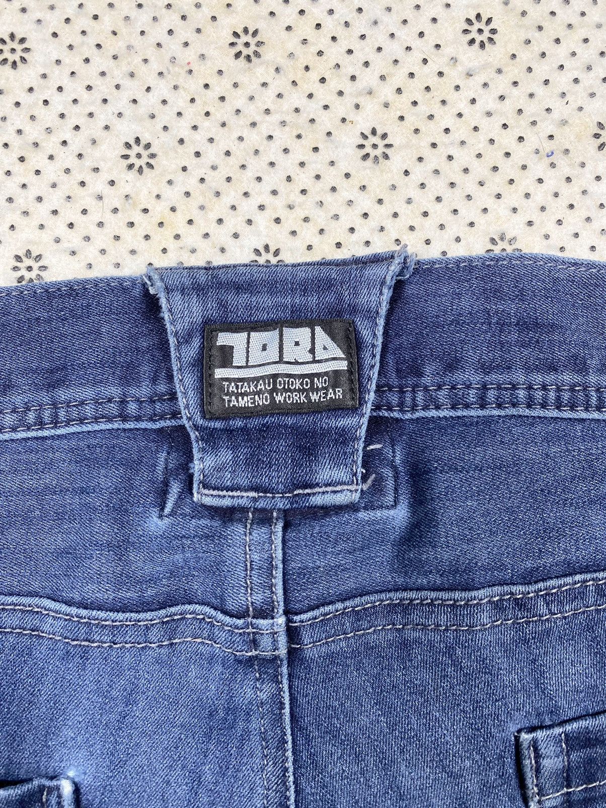 Japanese Brand Stylish Biker Pant By Tora Jeans Size US 30 / EU 46 - 7 Thumbnail