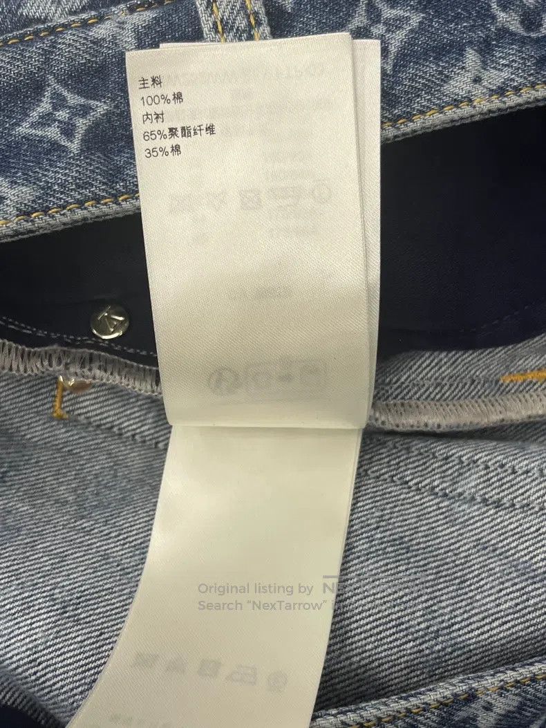 Louis Vuitton Louis Vuitton High waisted denim shorts with presbyopic lo Size US 36 / EU 52 - 8 Thumbnail