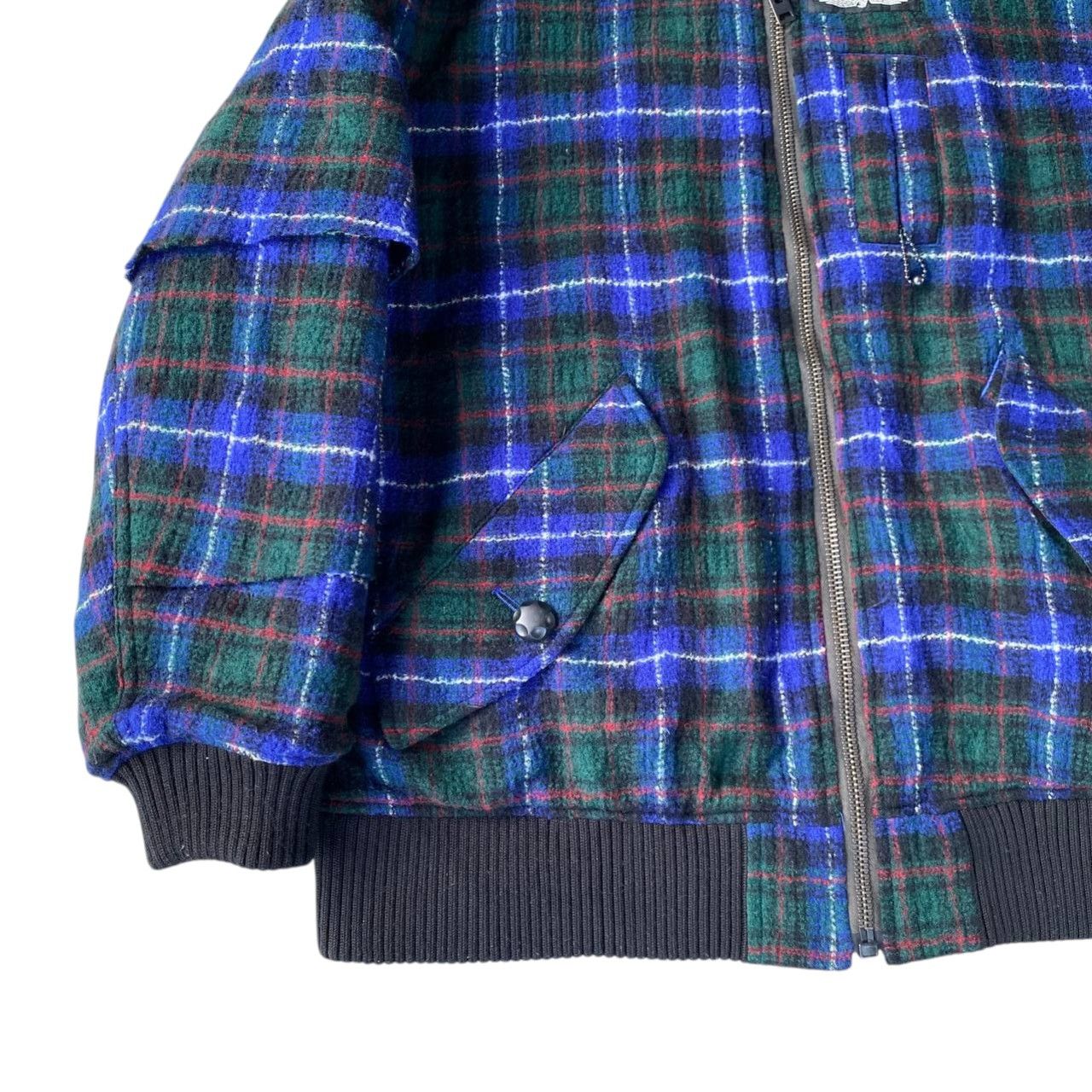 KIDILL KIDILL By HIRO(Hiroaki Sueyasu)Tartan Punk Oversized Bomber Size US XL / EU 56 / 4 - 7 Thumbnail