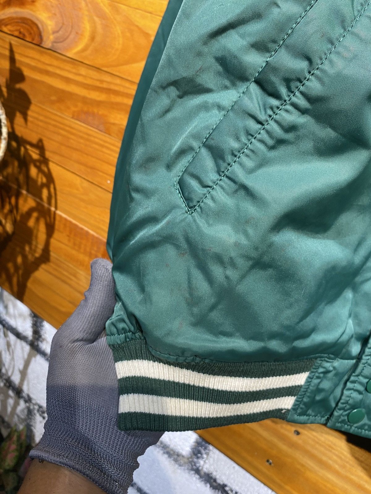 Vintage VINTAGE SCENE NYLON VARSITY BASEBALL JACKET Size US M / EU 48-50 / 2 - 6 Thumbnail
