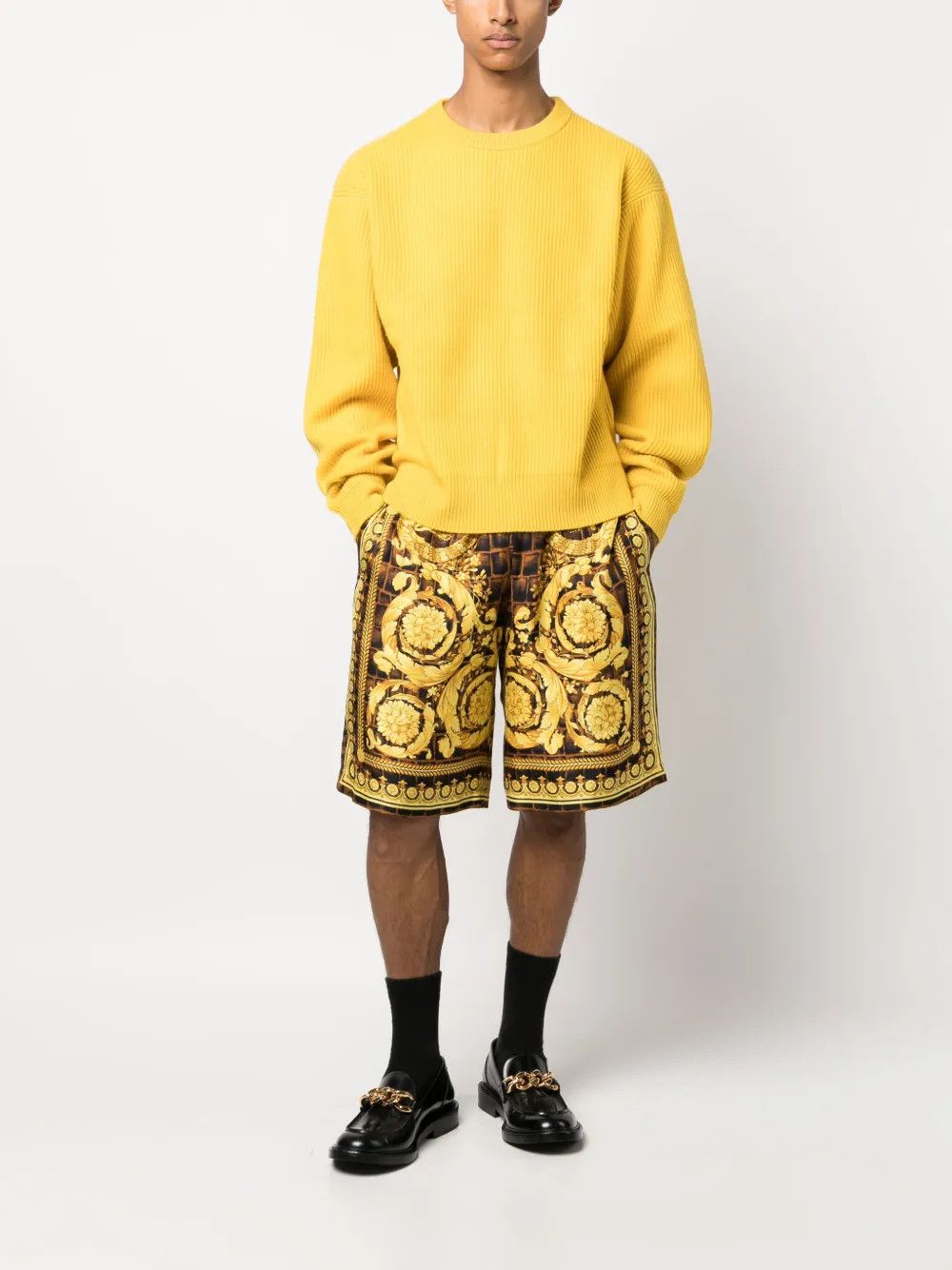 Versace o1y0525 Short in Brown/Gold Size US 32 / EU 48 - 5 Thumbnail