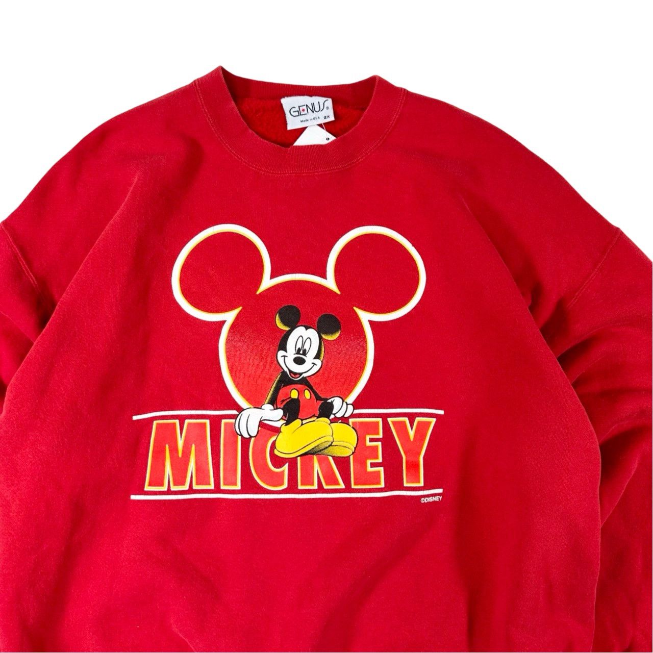 Vintage Vintage 90s Mickey Mouse Heavy Graphic Sweater Size US XL / EU 56 / 4 - 2 Thumbnail