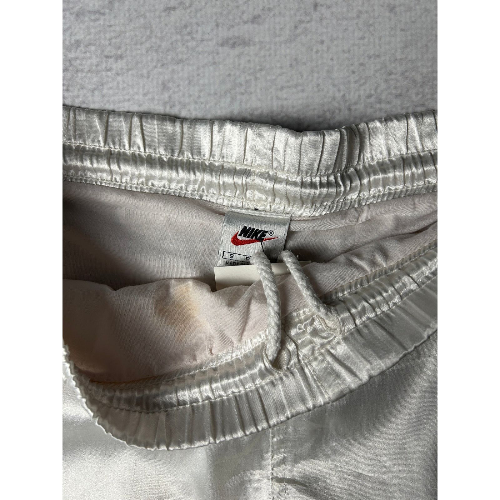 Nike Vintage 90s Nike White Track Shorts - Men's Medium Size US 36 / EU 52 - 3 Thumbnail