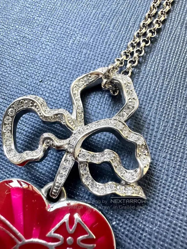 Vivienne Westwood Vivienne Westwood Heart Crystal Pendant Necklace. Size ONE SIZE - 6 Thumbnail